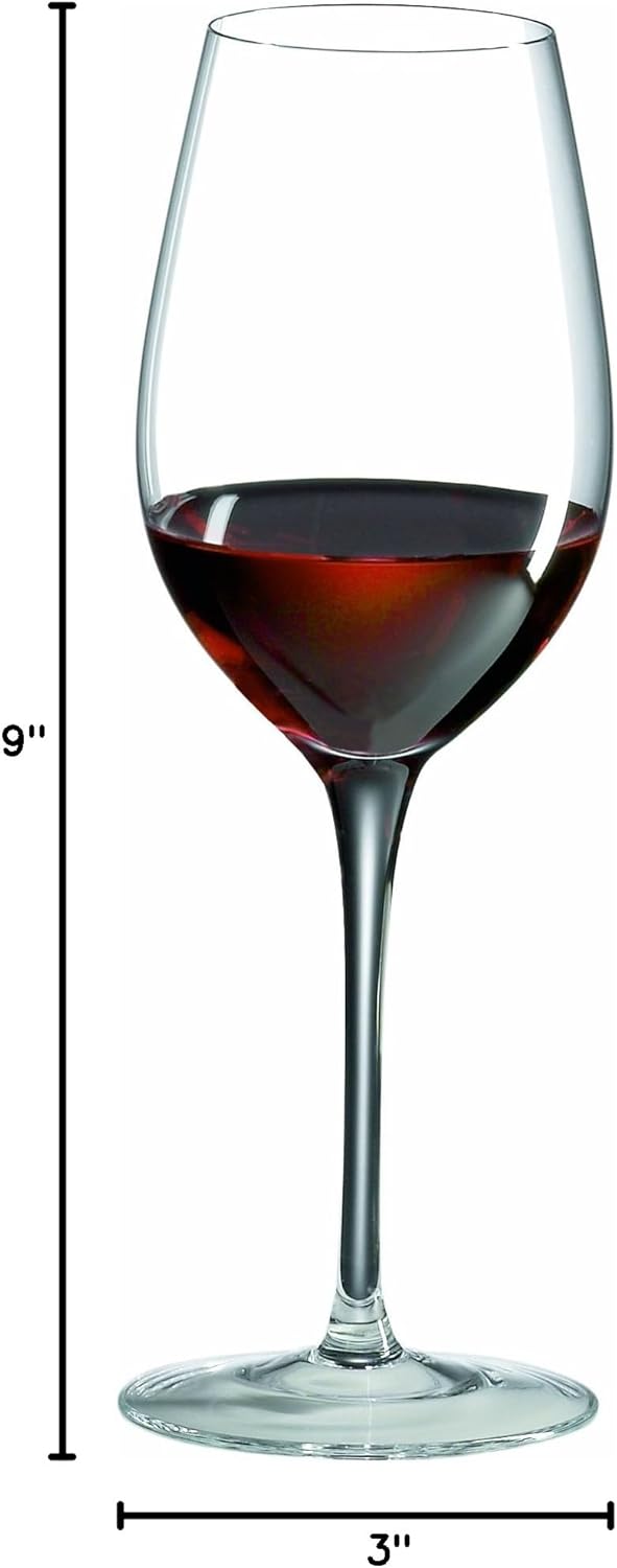 Ravenscroft Invisible Wine Glasses, set of 4, 100% Lead-Free Crystal, 12 Fl Oz, Gift Idea