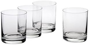 Whiskey Decanter Set, Made in Europe, 100% Lead-Free Crystal, Gift-Boxed, 1 Decanter & 4 Double Old Fashioned Glasses (Buckingham Decanter Set)