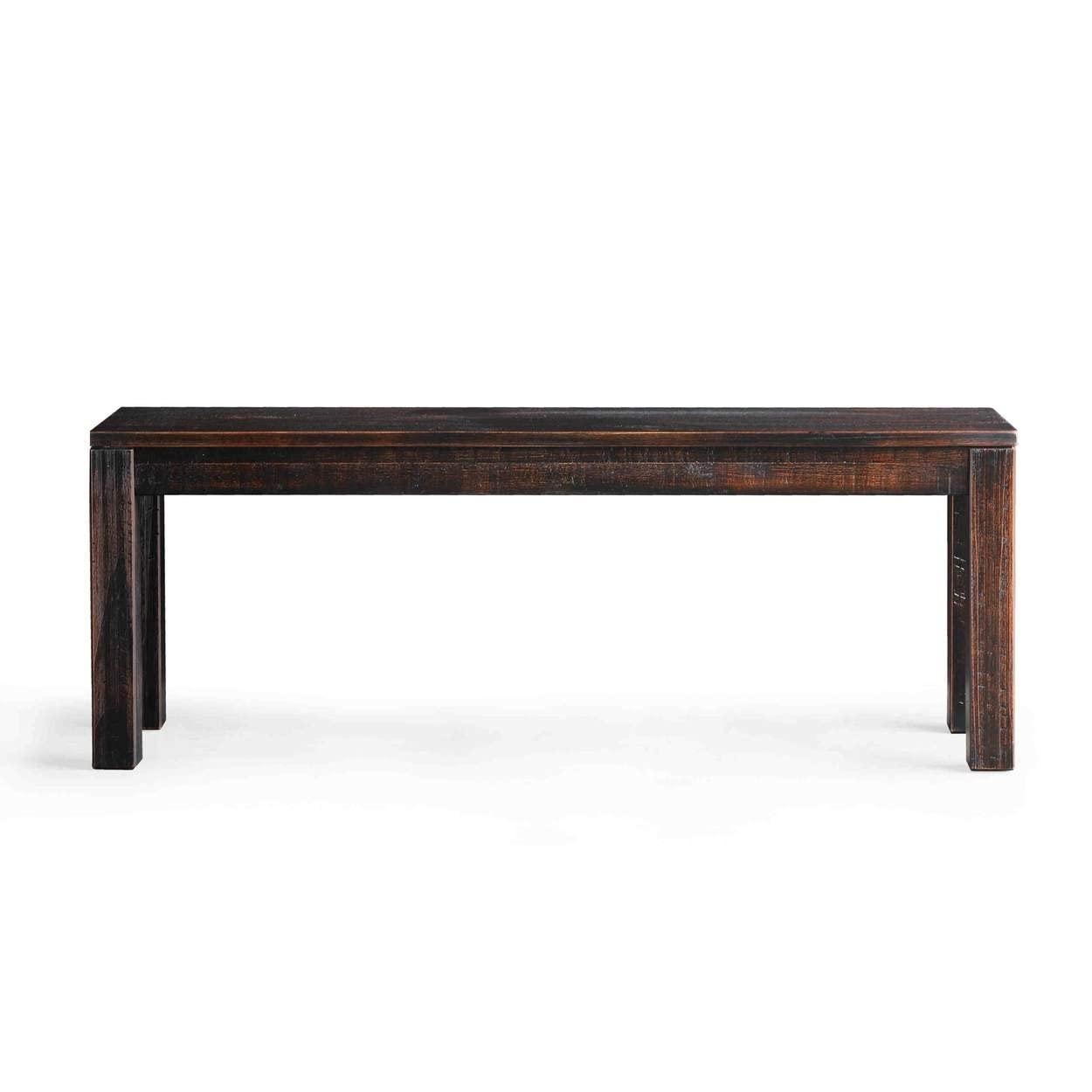 Grain Wood Furniture Montauk Solid Wood Bench, Driftwood