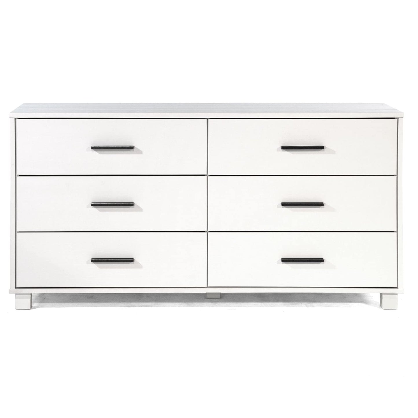 Grain Wood Furniture Loft 6-Drawer Dresser, Solid Wood with Weathered Pine Finish