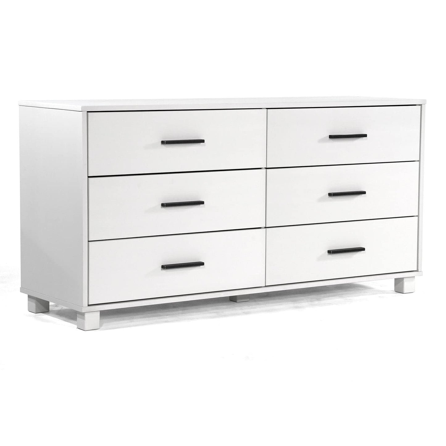 Grain Wood Furniture Loft 6-Drawer Dresser, Solid Wood with Weathered Pine Finish