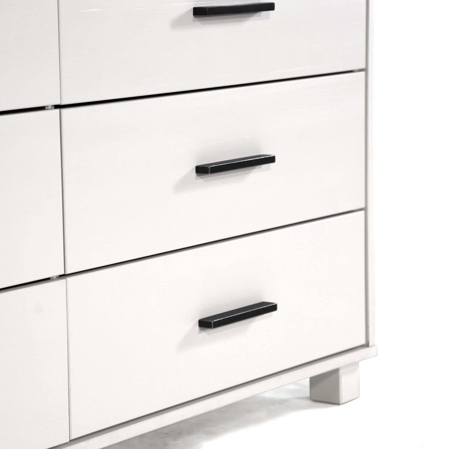 Grain Wood Furniture Loft 6-Drawer Dresser, Solid Wood with Weathered Pine Finish