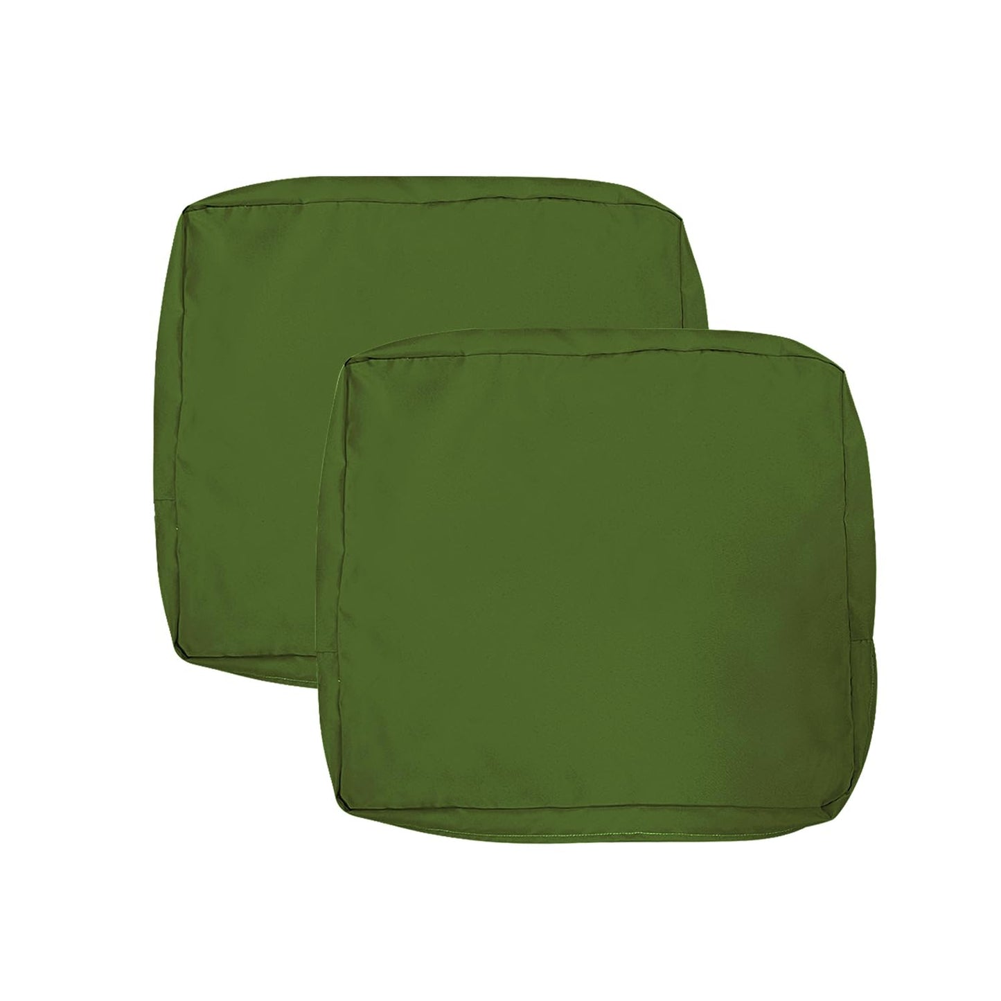 VAKADO Outdoor Patio Furniture Chair Cushion Replacement Covers Set of 4 Waterproof Decorative Cushion Cases Decor for Bench Garden Porch Couch Tent(Turquoise, 24"X24"X4")