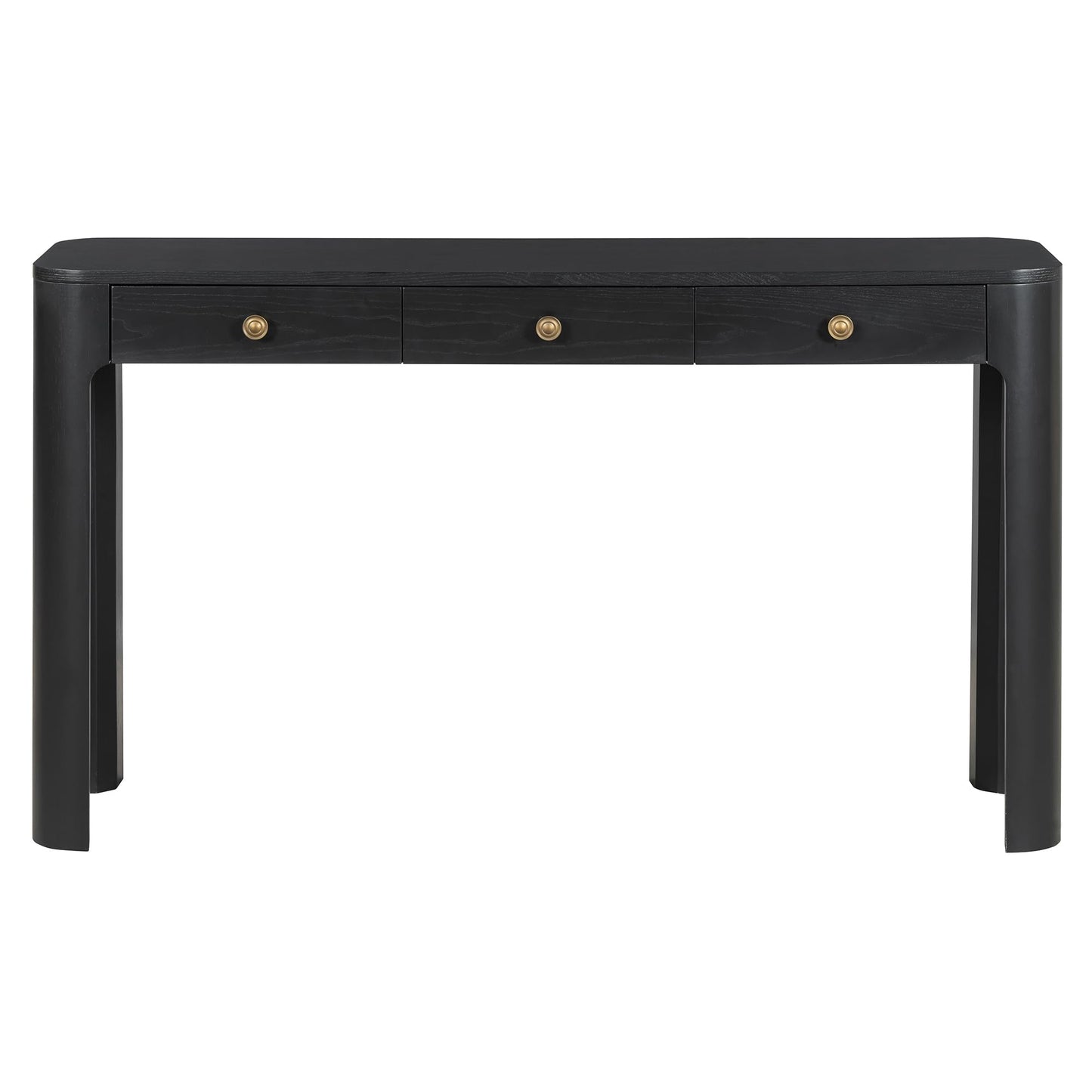 LKTART Solid Wood Console Table Sofa Tables with Drawers and Shelves Small Entryway Table for Living Room,Behind the Couch Table,Foyer(42" Espresso)