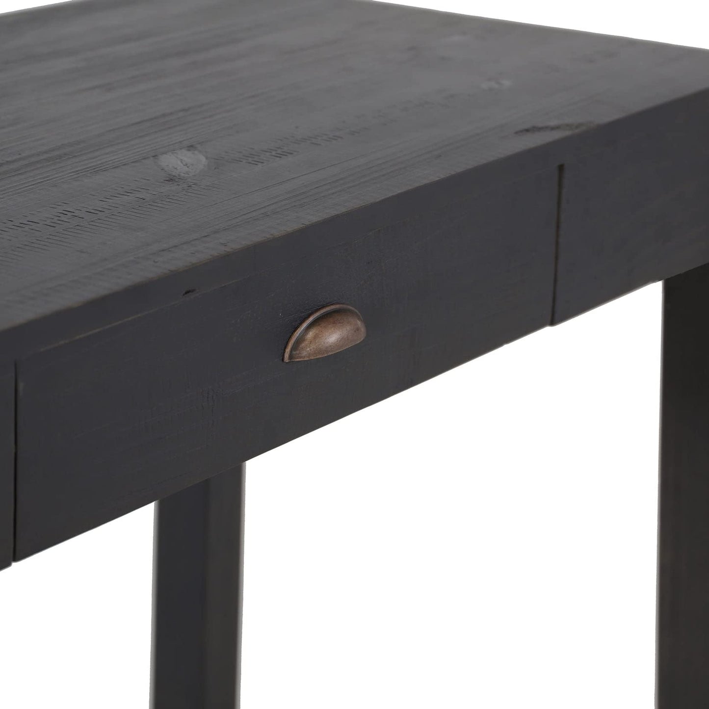 Grain Wood Furniture Montauk Desk/Dressing Table, Rustic Walnut