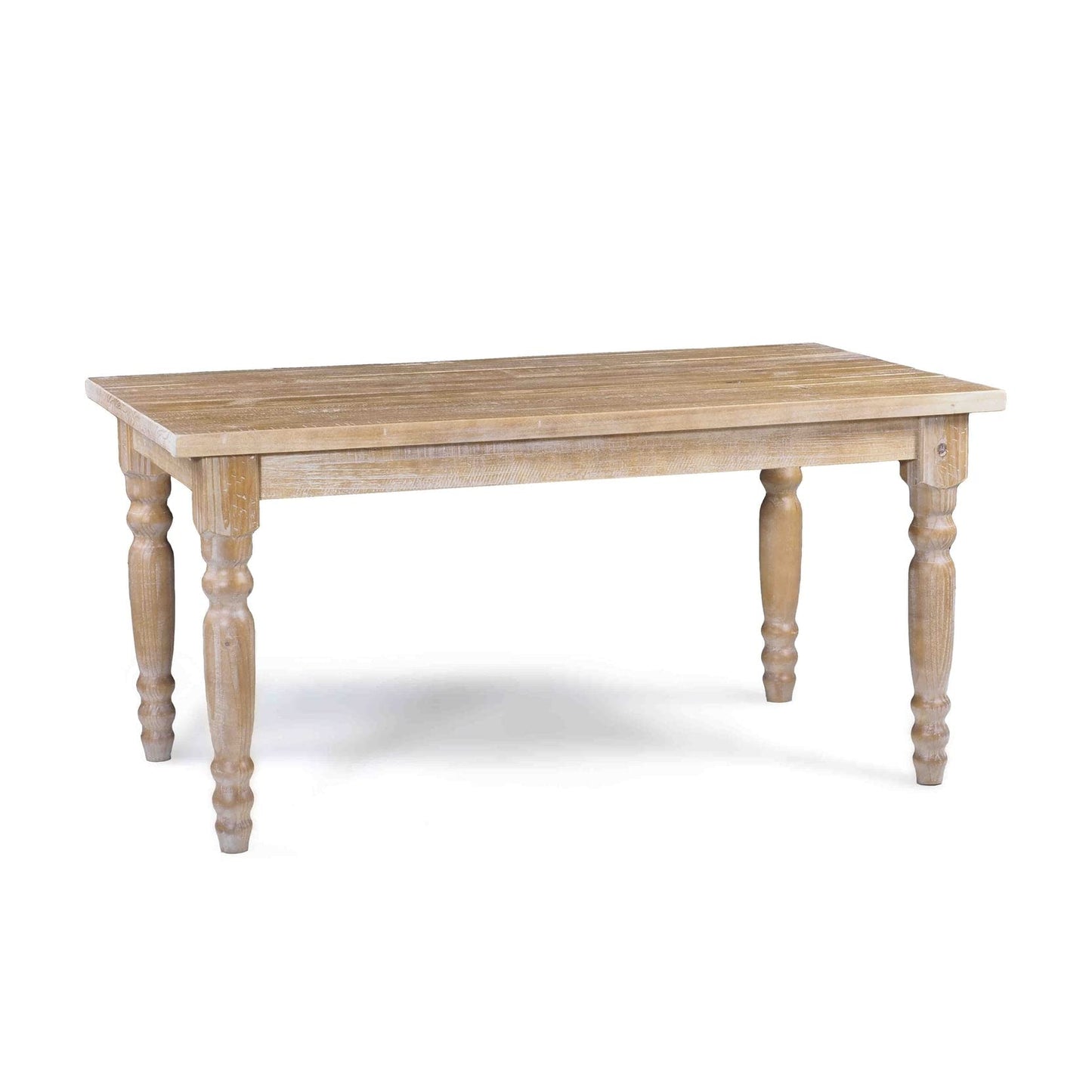 Grain Wood Furniture Valerie Original Solid Wood 63" Dining Table, Barnwood