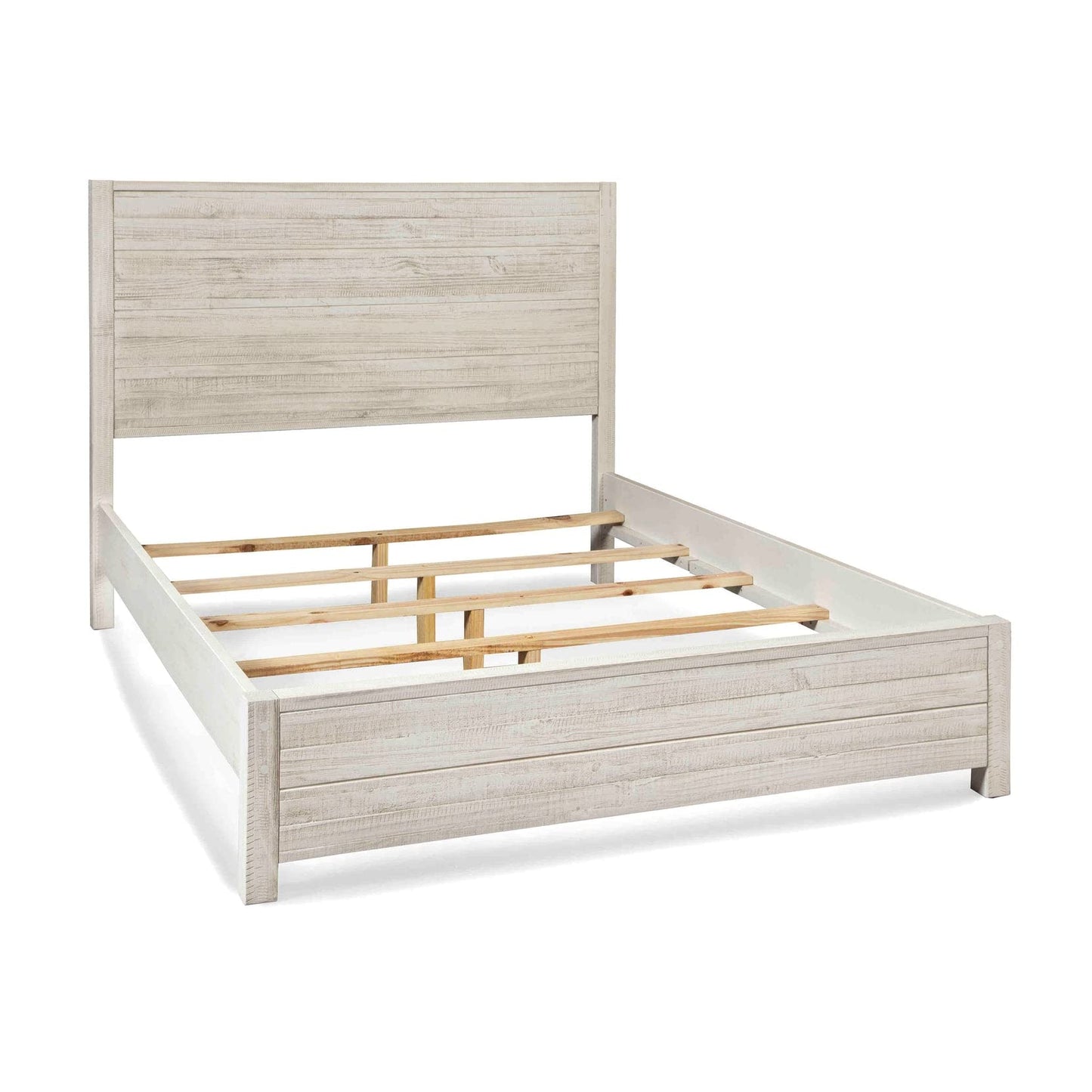 Grain Wood Furniture Montauk Solid Wood Bed, King Size, Rustic Walnut