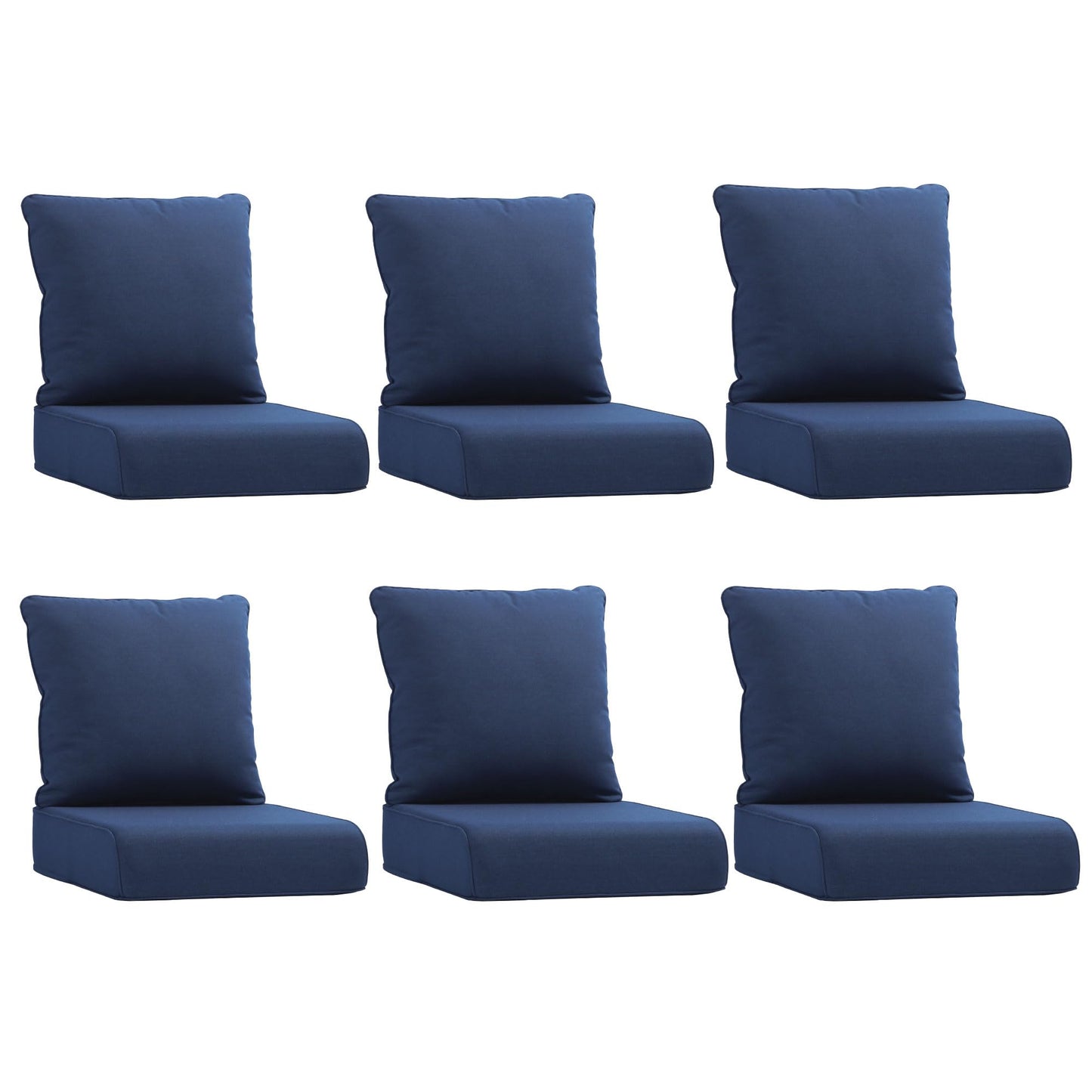 Joyside Outdoor Chair Cushions Set, 22x25/22x24 Inch Patio Furniture Deep Seat Cushions, Water Resistant & Thick Cushion, Outdoor Replacement Cushions for Seat and Sofa