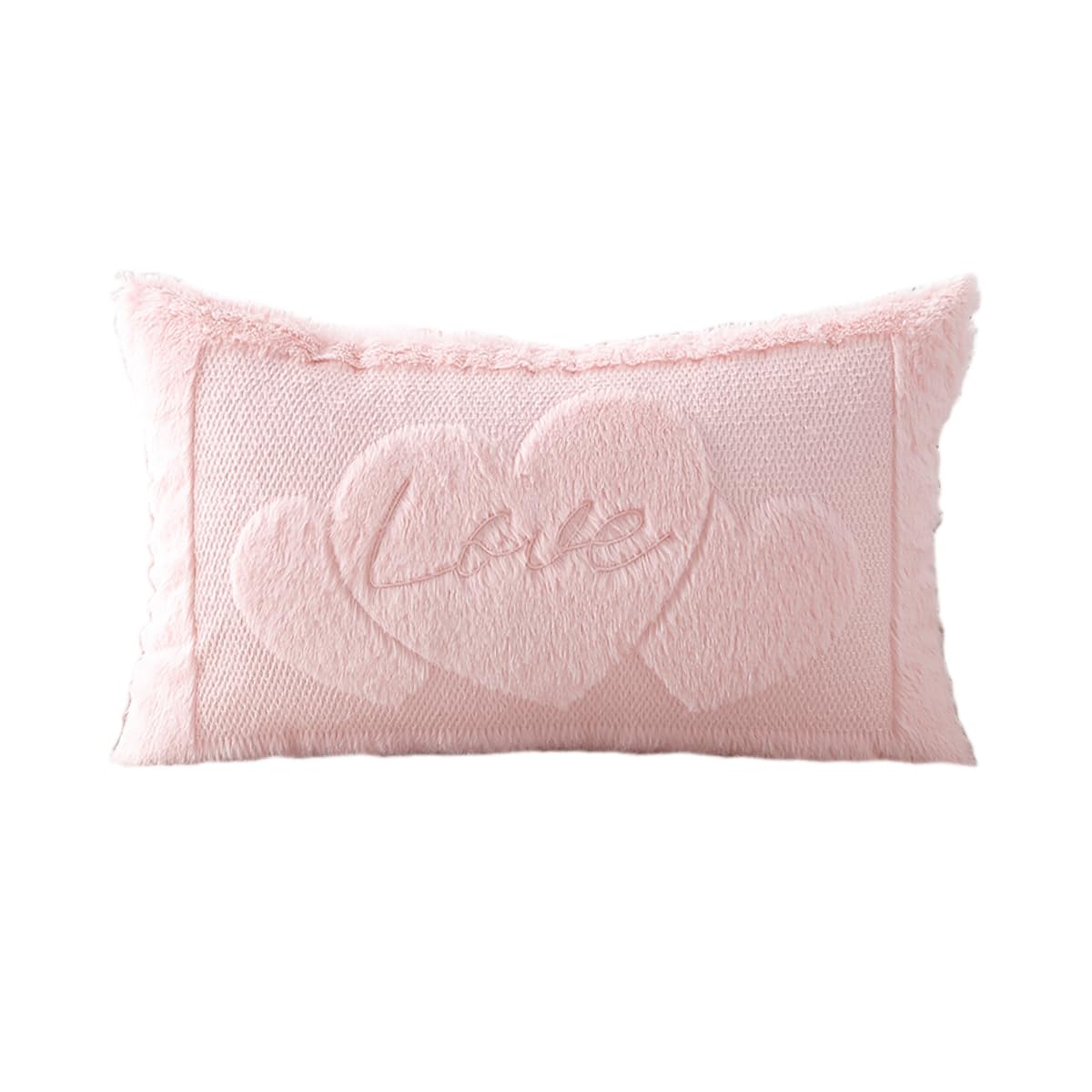 VAKADO Valentine’s Throw Pillow Covers 20x20 Set of 2 White Decoration Heart Valentine’s Day Couch Decorative Home Decor for Bed Sofa Bedroom Office