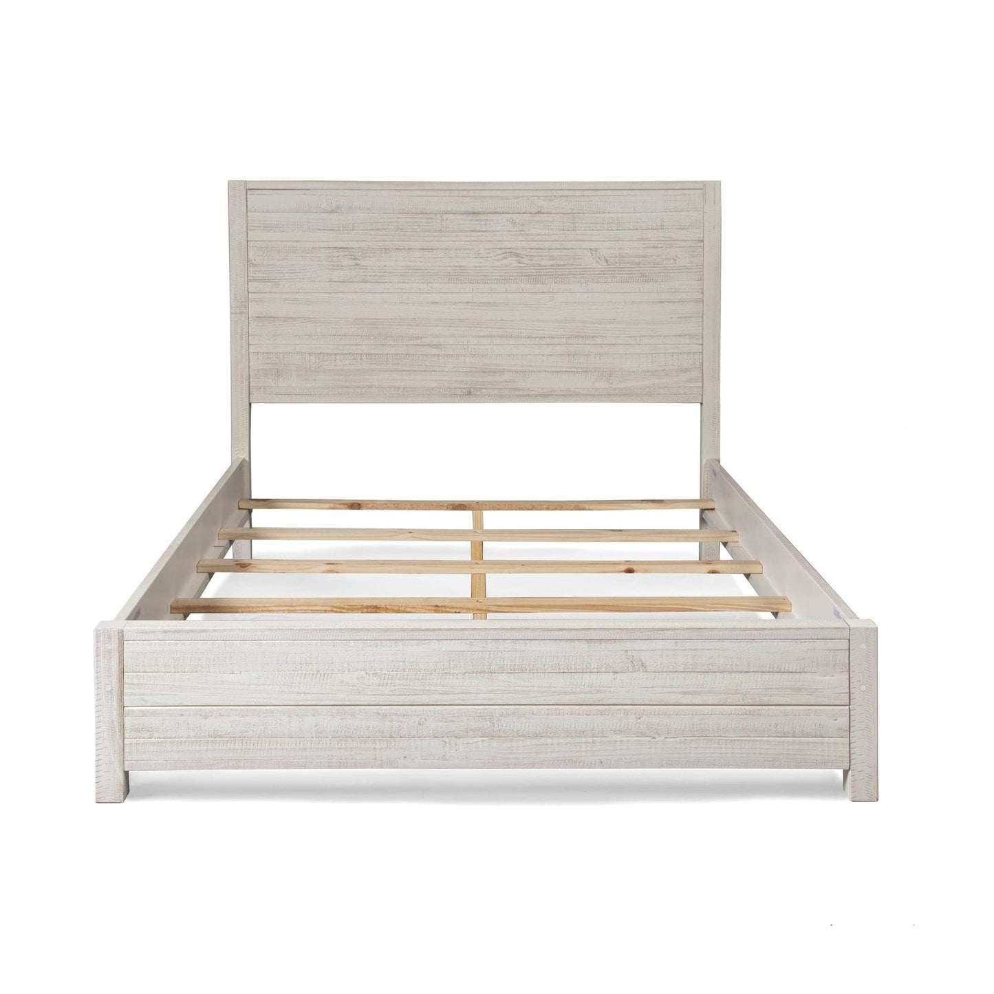 Grain Wood Furniture Montauk Solid Wood Bed, King Size, Rustic Walnut