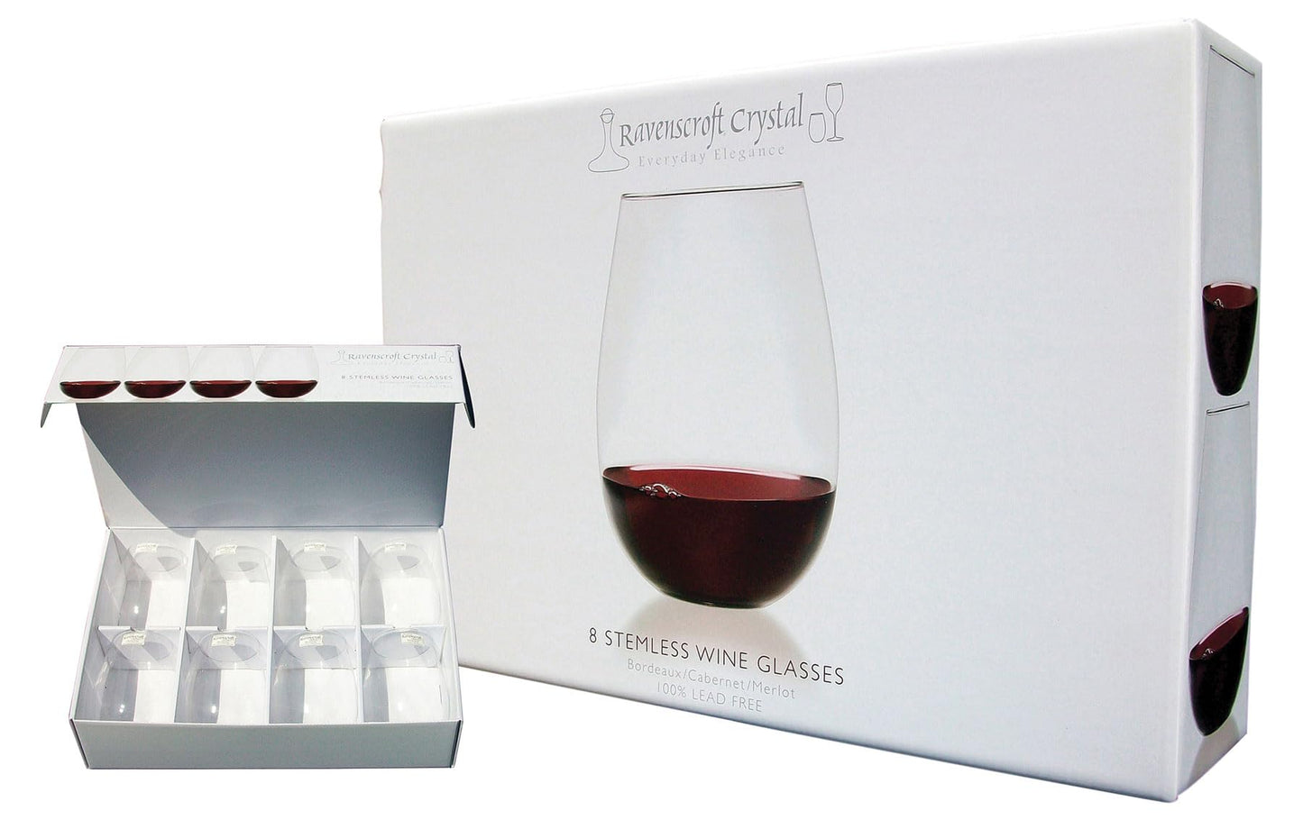 Upgraded Design of Our 2017 New York Times Best Stemless Wine Glass (Sweethome) – Made in Europe – Reinforced Base for Added Stability & Premium Feel, Dishwasher-Safe, Lead-Free, 17 oz. (6)