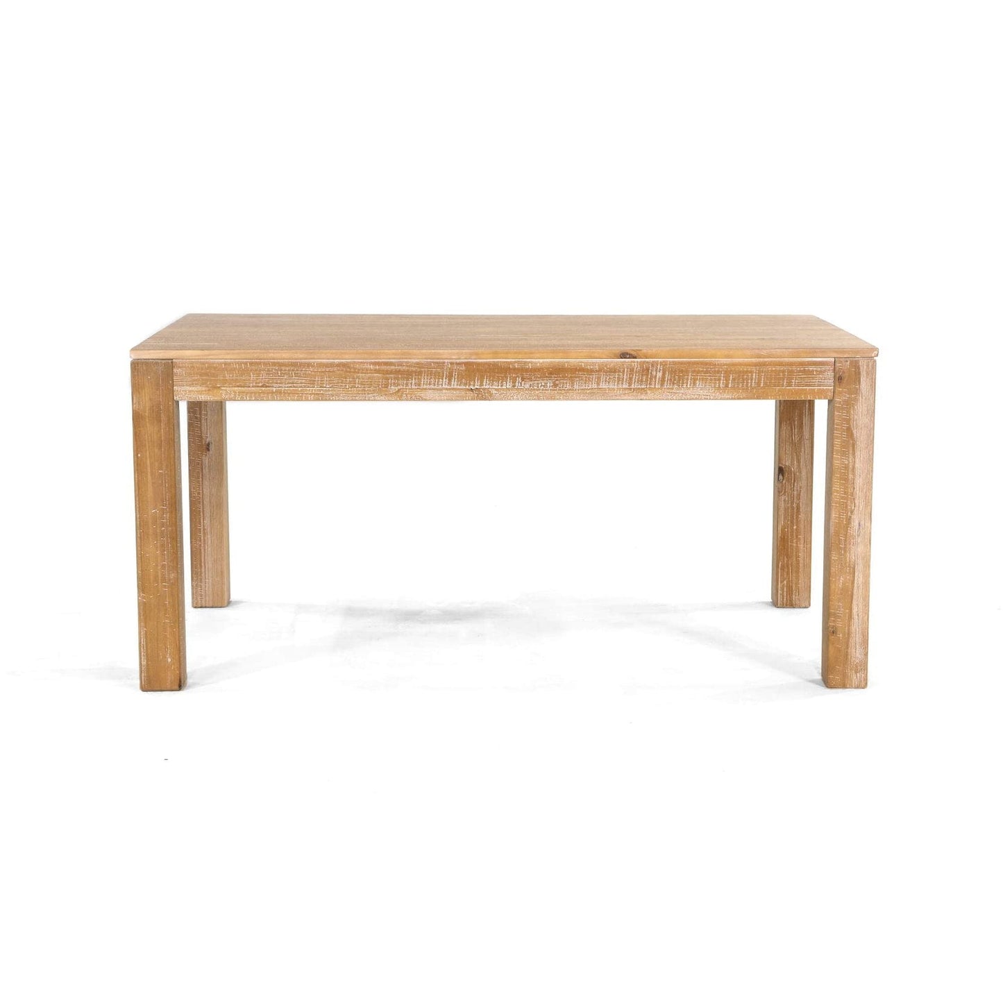 Montauk Solid Wood 63" Dining Table with a Rustic Walnut Finish
