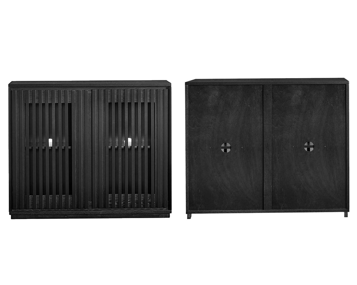 LKTART 39" Mid Century Modern Sideboard Buffet Cabinet, Narrow Credenza Storage Cabinet,Media Console Coffee Bar Table for Living Room,Entryway,Kitchen,Walnut