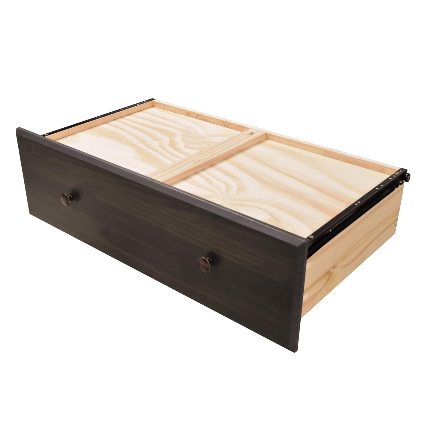 Grain Wood Furniture Shaker 6-Drawer Dresser, Solid Wood with a Walnut Finish