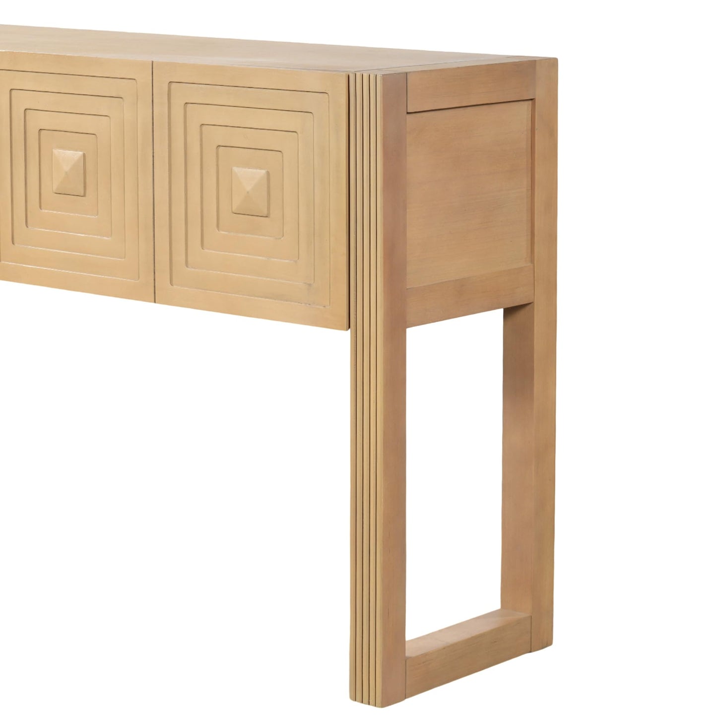 LKTART Solid Wood Farmhouse Console Table,Sofa Table with Storage Drawers and Shelves,Entryway Table for Entry Hallway Foyer Sofa Side Table,EasyAssembled (48" Navy Blue)
