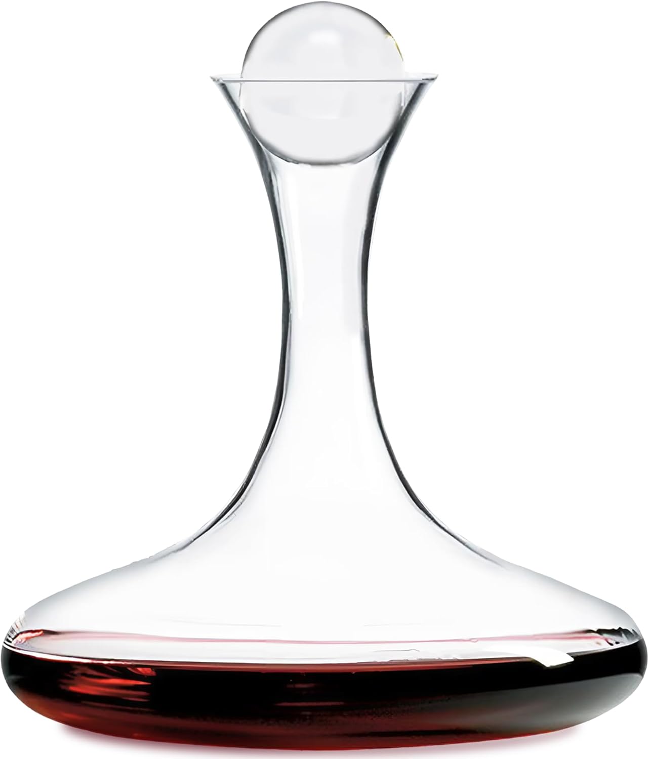 Ravenscroft Crystal Large Wine Decanter, Crafted in Europe, Handblown, 66 FL Oz, Clear Ground Glass Stopper, 100% Lead-Free Crystal, Gift-Boxed, Elegant Design