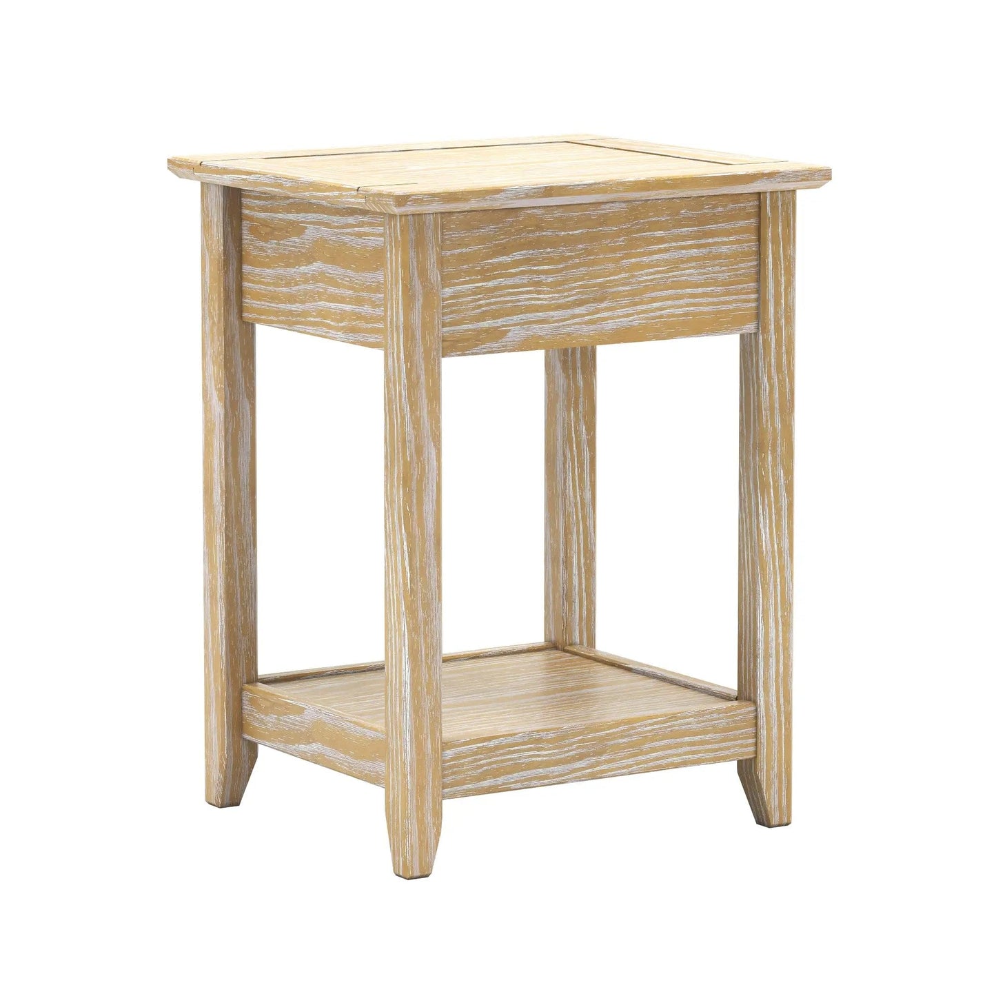 Greenport End Table - Brushed Driftwood