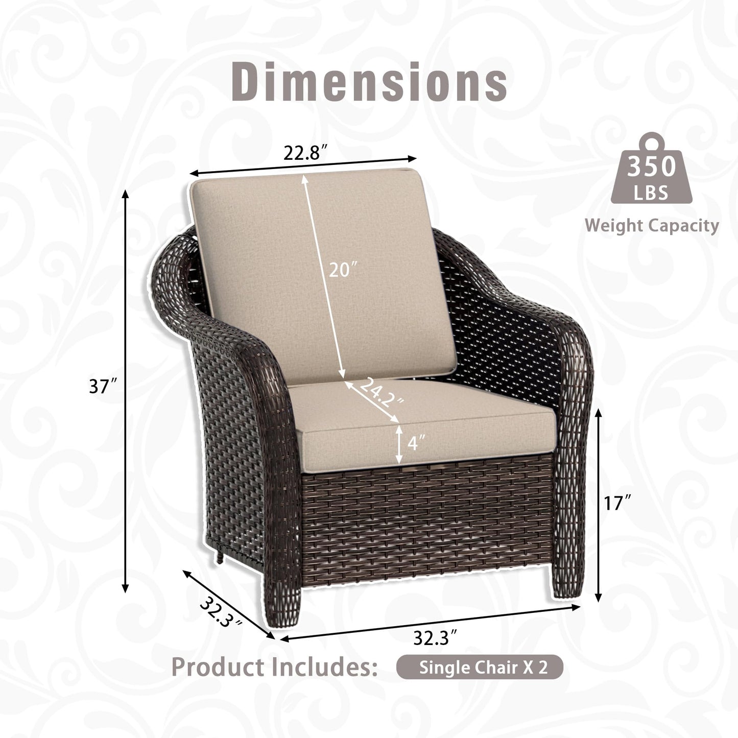 55 inch Outdoor Wicker 2 Seater Sofa, All-Weather Use Patio Rattan Loveseat with Seat and Back Cushion, Ideal for Porch, Backyard, Balcony, Poolside, Blue
