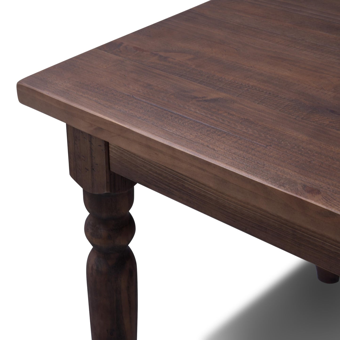 Grain Wood Furniture Valerie Original Solid Wood 63" Dining Table, Barnwood