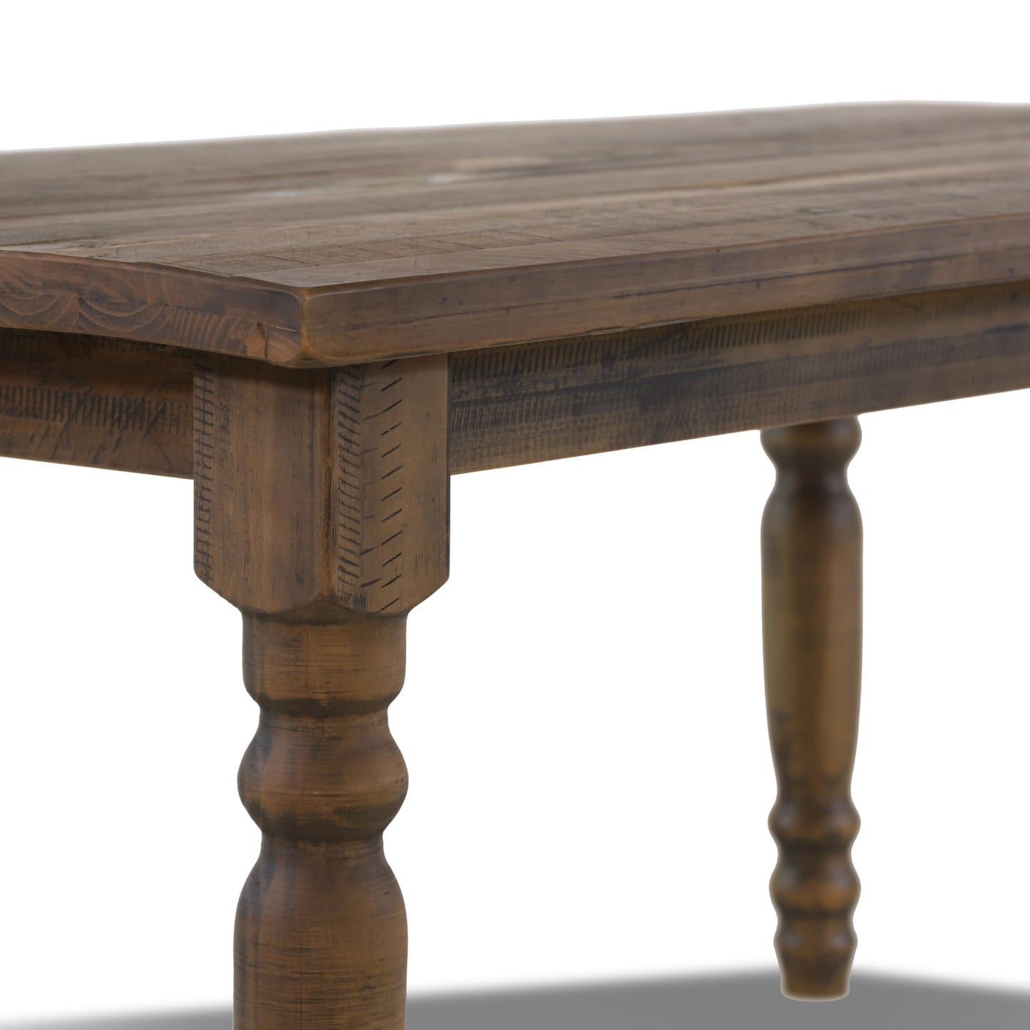 Grain Wood Furniture Valerie Original Solid Wood 63" Dining Table, Barnwood