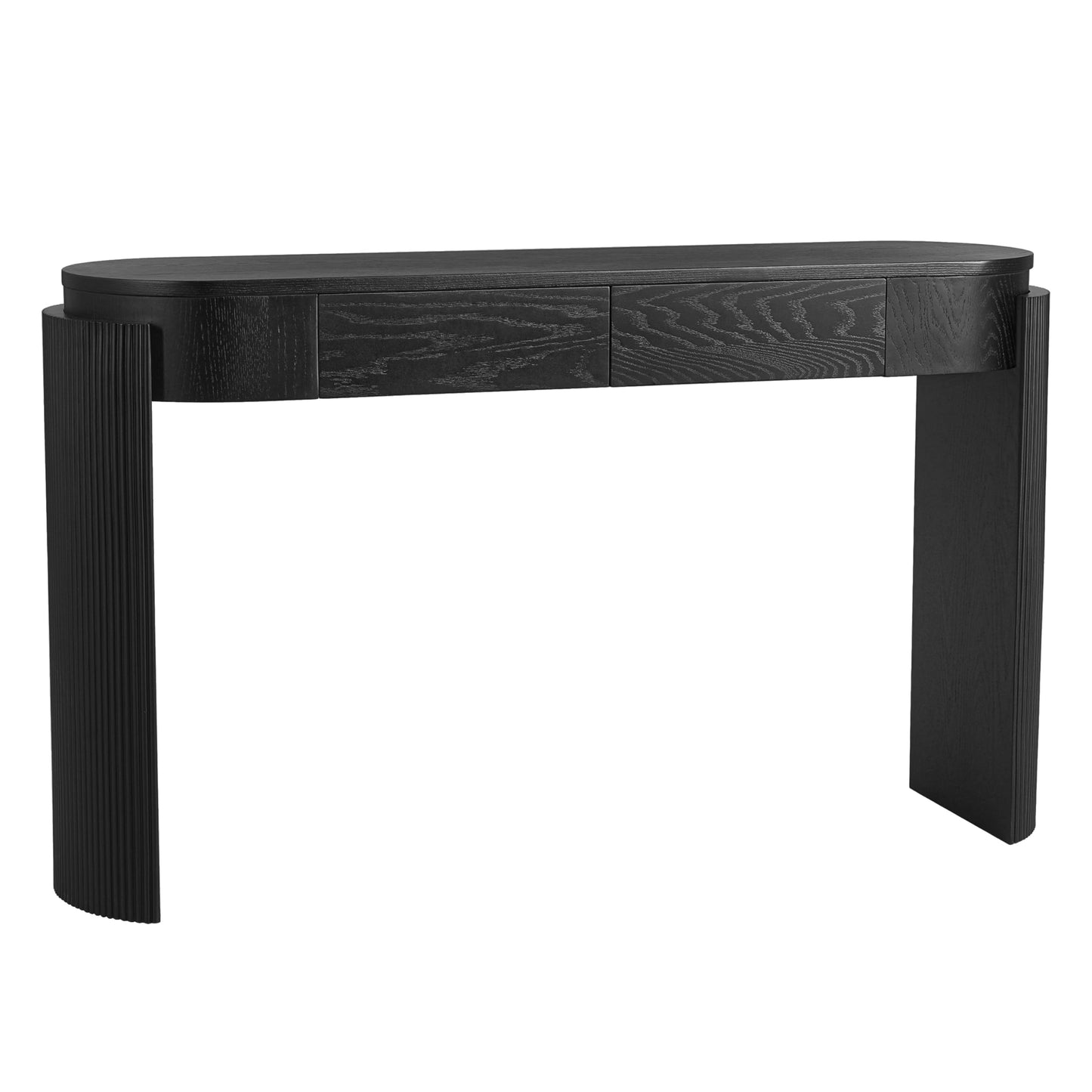 LKTART Solid Wood Console Table Sofa Tables with Drawers and Shelves Small Entryway Table for Living Room,Behind the Couch Table,Foyer(42" Espresso)