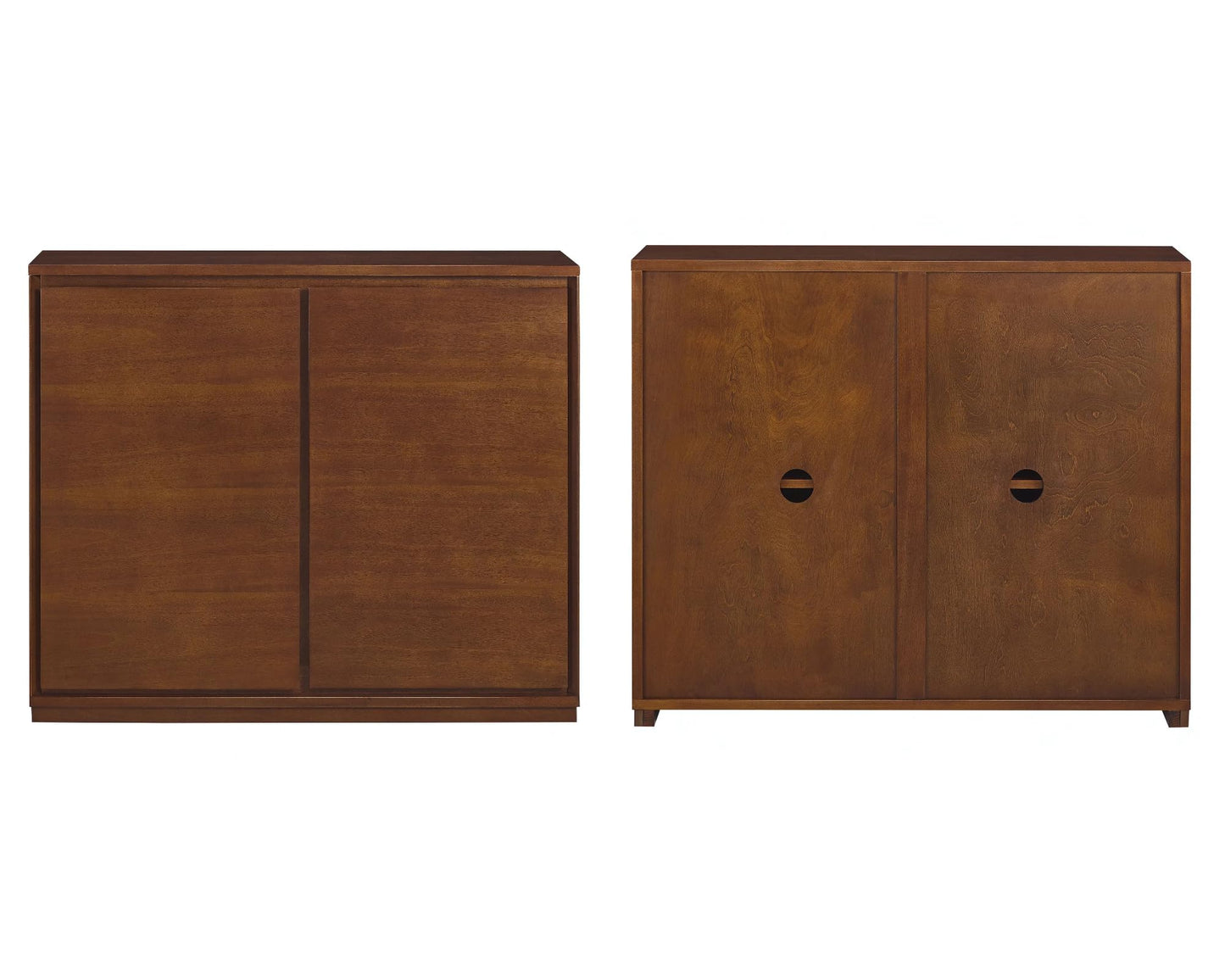 LKTART 39" Mid Century Modern Sideboard Buffet Cabinet, Narrow Credenza Storage Cabinet,Media Console Coffee Bar Table for Living Room,Entryway,Kitchen,Walnut