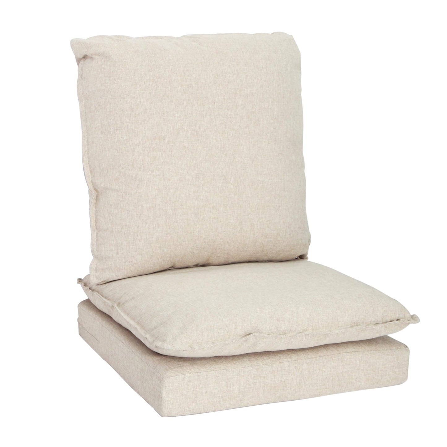 Joyside Outdoor Chair Cushions Set, 22x25/22x24 Inch Patio Furniture Deep Seat Cushions, Water Resistant & Thick Cushion, Outdoor Replacement Cushions for Seat and Sofa