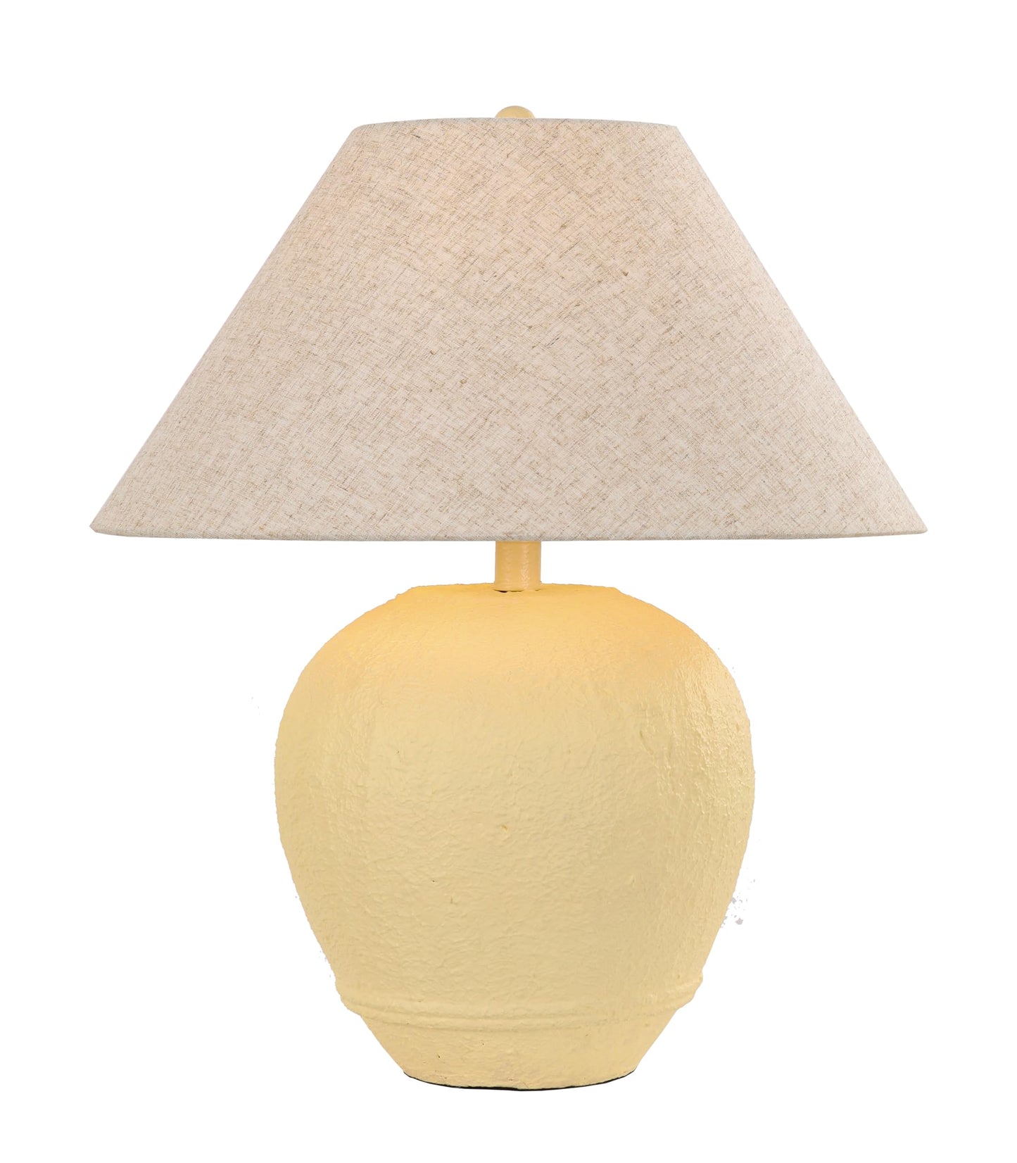 Farmhouse Ceramic Table Lamp, 21" Rustic Table Lamp with Linen Shade, 3-Way Dimmable Bedside Nightstand Lamps for Bedroom, Living Room, E26 Socket, Dark Grey