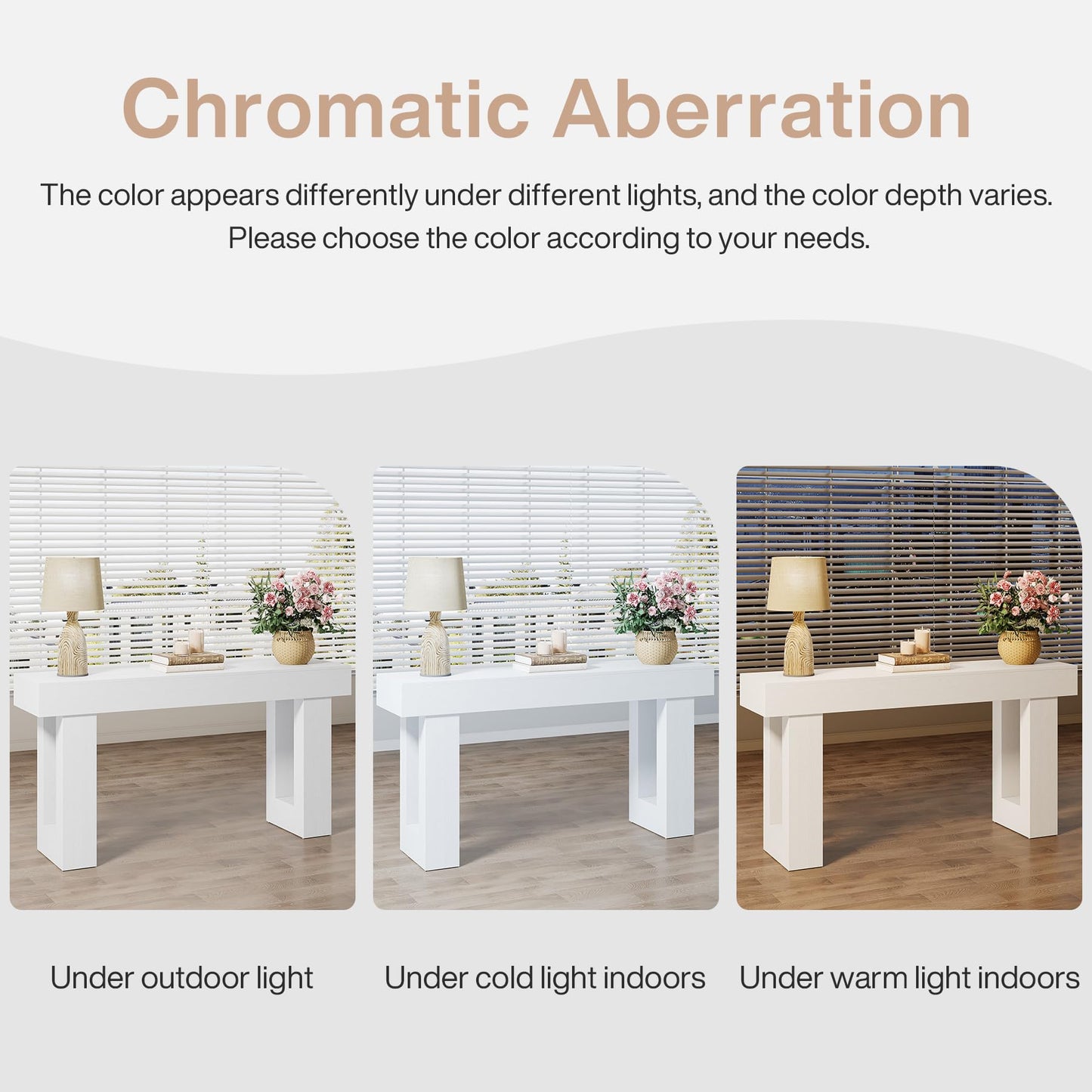 Tribesigns 63-Inch Long Console Table, Wooden Rectangular Sofa Table Behind The Couch, Farmhouse Entryway Table for Entrance, Hallway, Living Room (Natural)