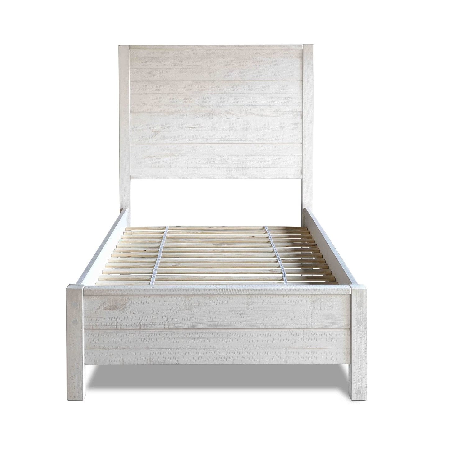 Grain Wood Furniture Montauk Solid Wood Bed, King Size, Rustic Walnut