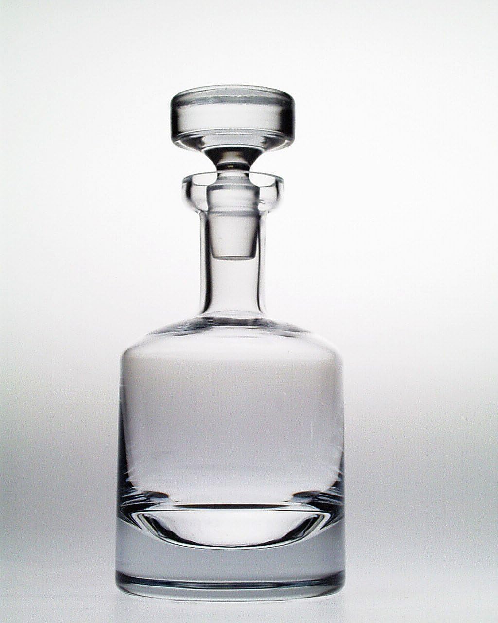 Whiskey Decanter Set, Made in Europe, 100% Lead-Free Crystal, Gift-Boxed, 1 Decanter & 4 Double Old Fashioned Glasses (Buckingham Decanter Set)