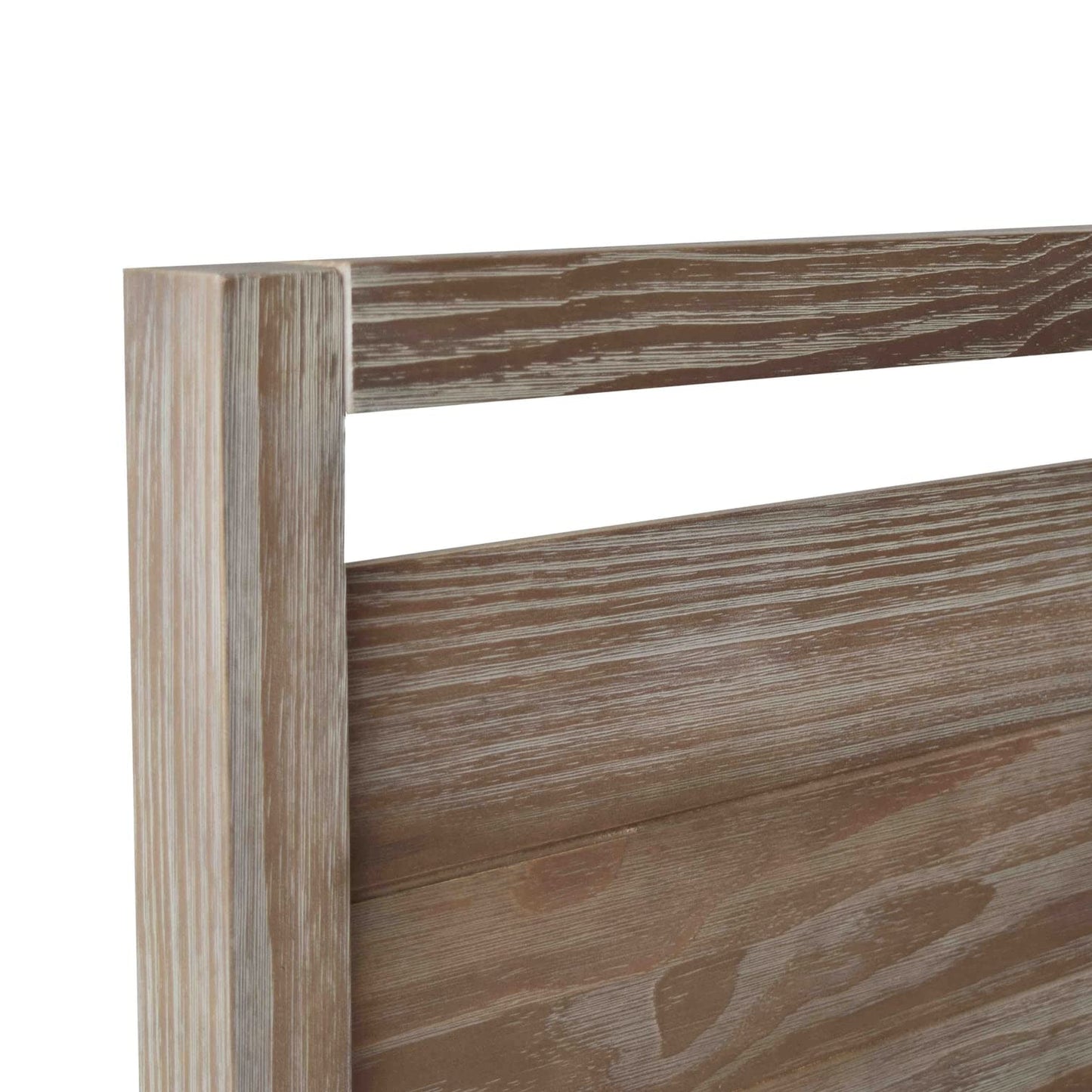 Grain Wood Furniture Loft Full Size Solid Wood Bed, Acacia
