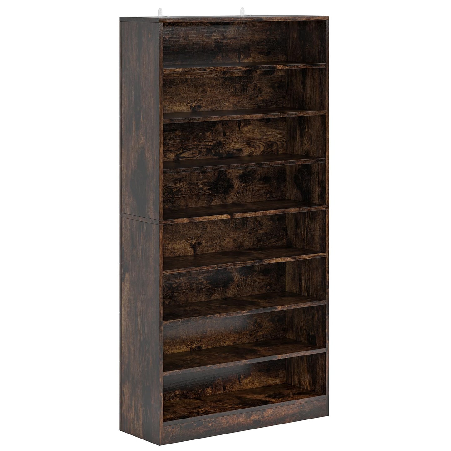 Tribesigns Shoe Cabinet, 9 Tiers 40-45 Pairs Heavy Duty Wood Freestanding Shoe Storage Cabinet, 70.8'' Tall Shoe Cabinet with Open Storage for Entryway, White