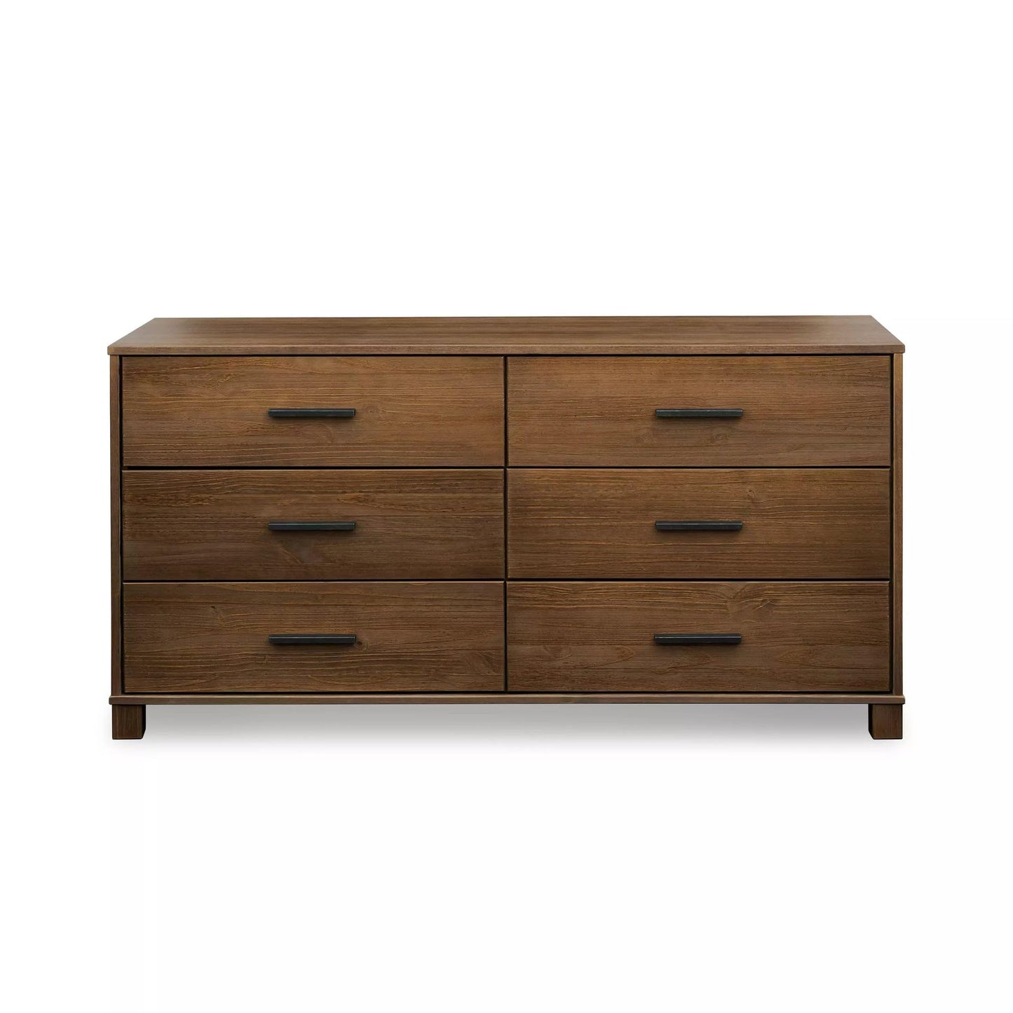 Grain Wood Furniture Loft 6-Drawer Dresser, Solid Wood with Weathered Pine Finish