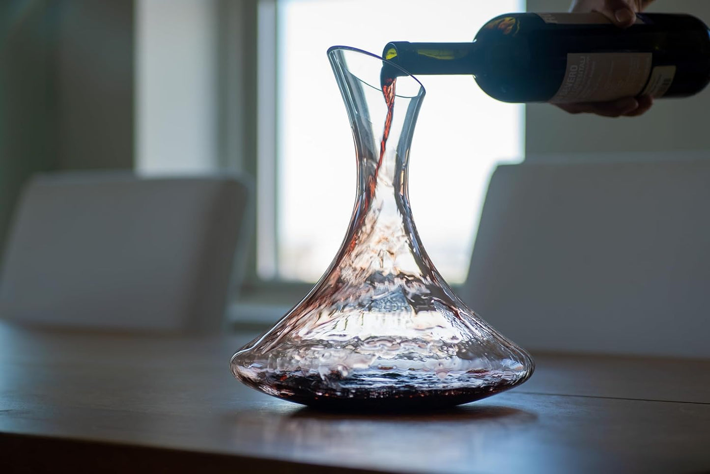 Ravenscroft Crystal | Hand-Blown Wine Decanter | 100% Lead-Free Crystal | 37 FL Oz | Elegant Design | Gift-Boxed