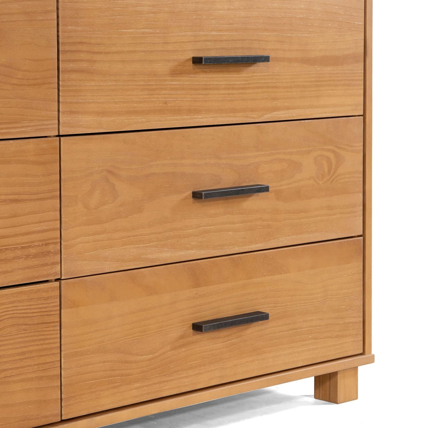 Grain Wood Furniture Loft 6-Drawer Dresser, Solid Wood with Weathered Pine Finish