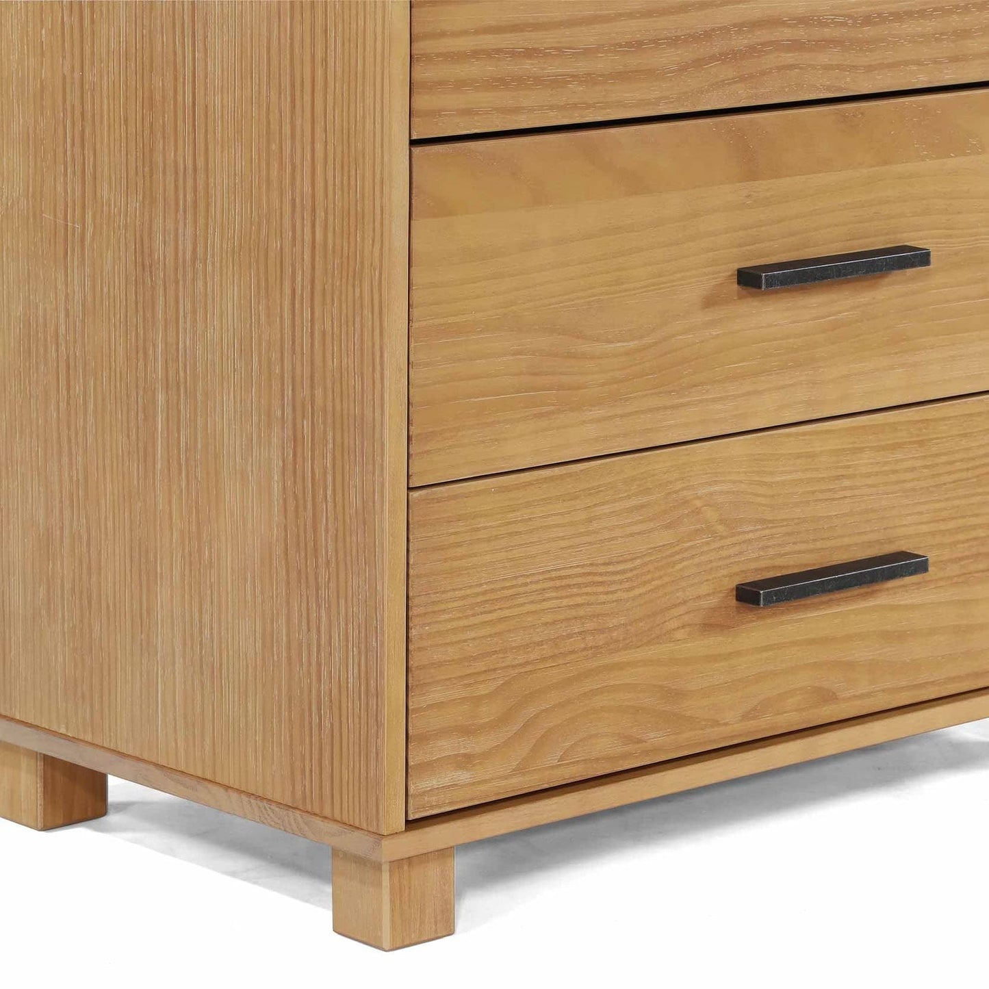 Grain Wood Furniture Loft 5-Drawer Chest, Solid Wood with Brushed White Finish