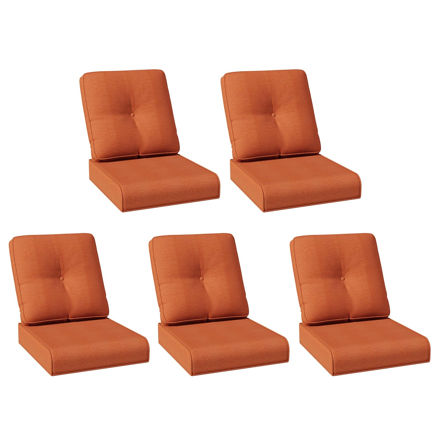 Joyside Outdoor Chair Cushions Set, 22x25/22x24 Inch Patio Furniture Deep Seat Cushions, Water Resistant & Thick Cushion, Outdoor Replacement Cushions for Seat and Sofa