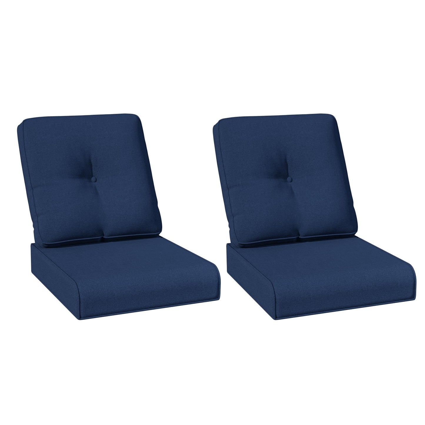 Joyside Outdoor Chair Cushions Set, 22x25/22x24 Inch Patio Furniture Deep Seat Cushions, Water Resistant & Thick Cushion, Outdoor Replacement Cushions for Seat and Sofa