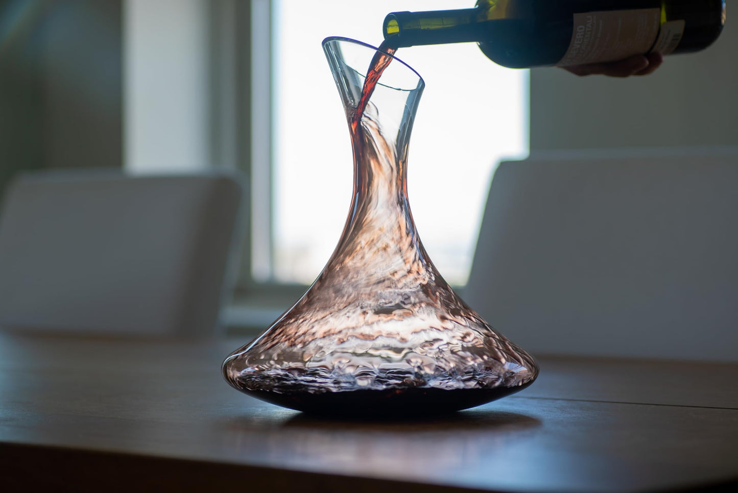 Ravenscroft Crystal | Large European-Made Hand-Blown Ultra Magnum Decanter | 88 FL Oz. |100% Lead-Free Crystalline | Gift-Boxed