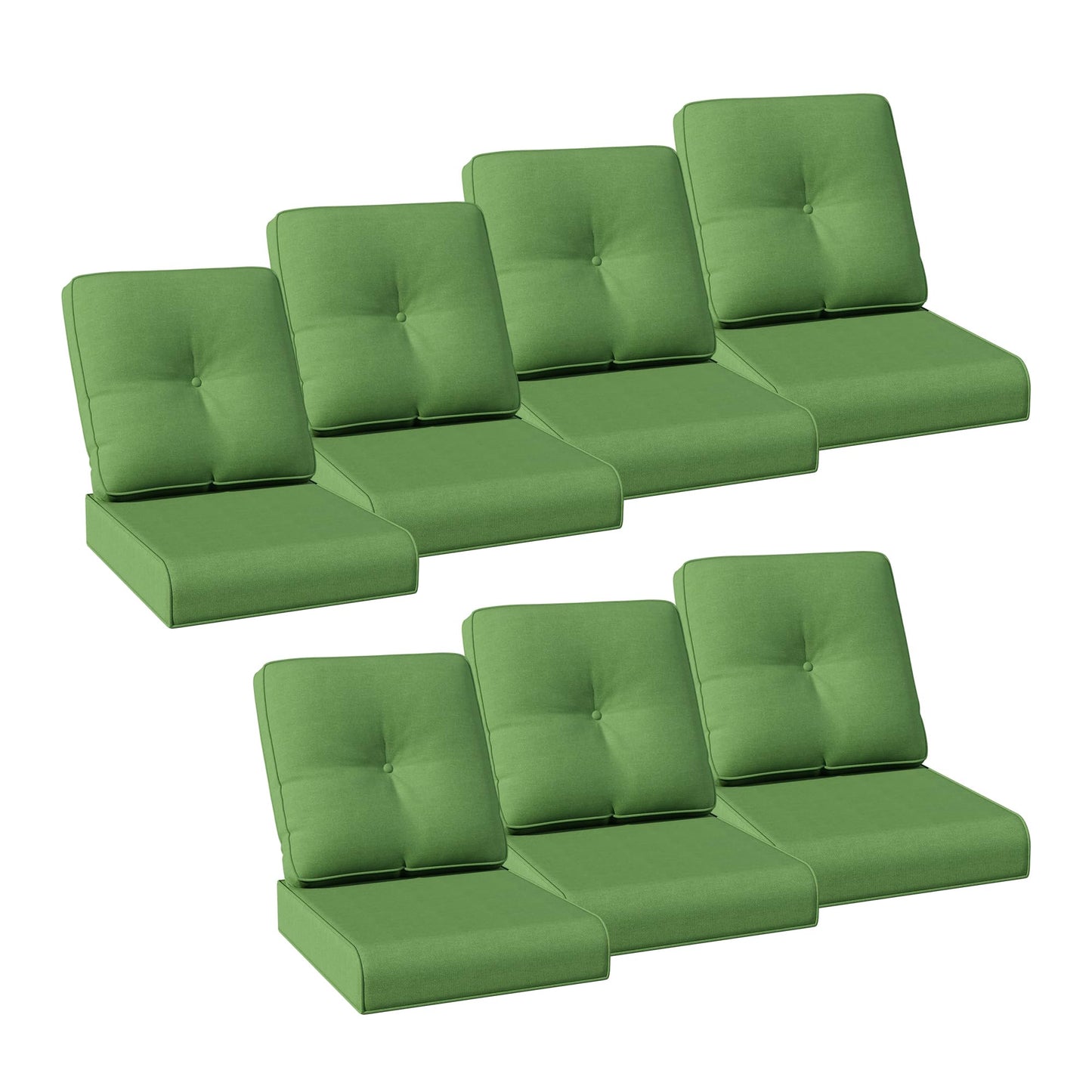 Joyside Outdoor Chair Cushions Set, 22x25/22x24 Inch Patio Furniture Deep Seat Cushions, Water Resistant & Thick Cushion, Outdoor Replacement Cushions for Seat and Sofa