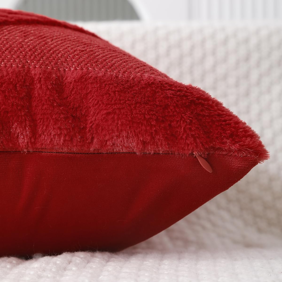 VAKADO Valentine’s Throw Pillow Covers 20x20 Set of 2 White Decoration Heart Valentine’s Day Couch Decorative Home Decor for Bed Sofa Bedroom Office