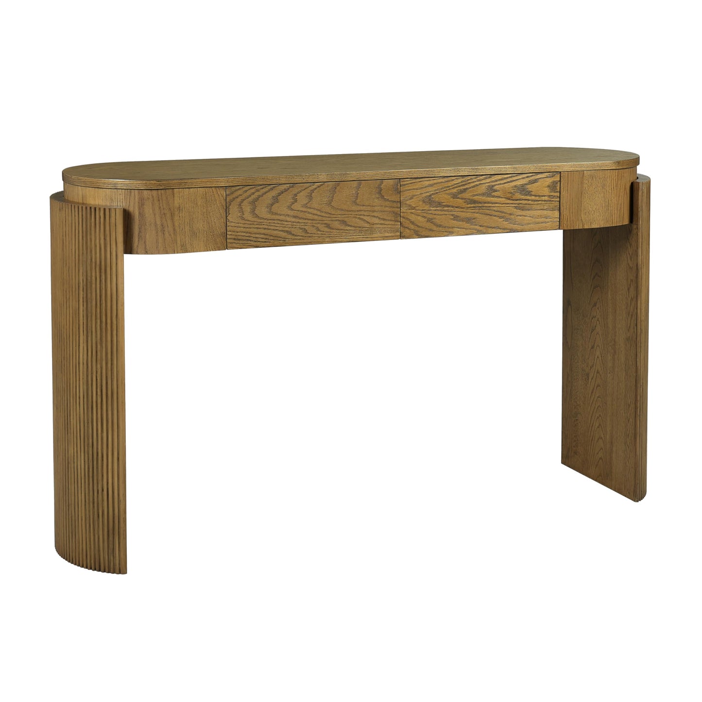 LKTART Solid Wood Console Table Sofa Tables with Drawers and Shelves Small Entryway Table for Living Room,Behind the Couch Table,Foyer(42" Espresso)