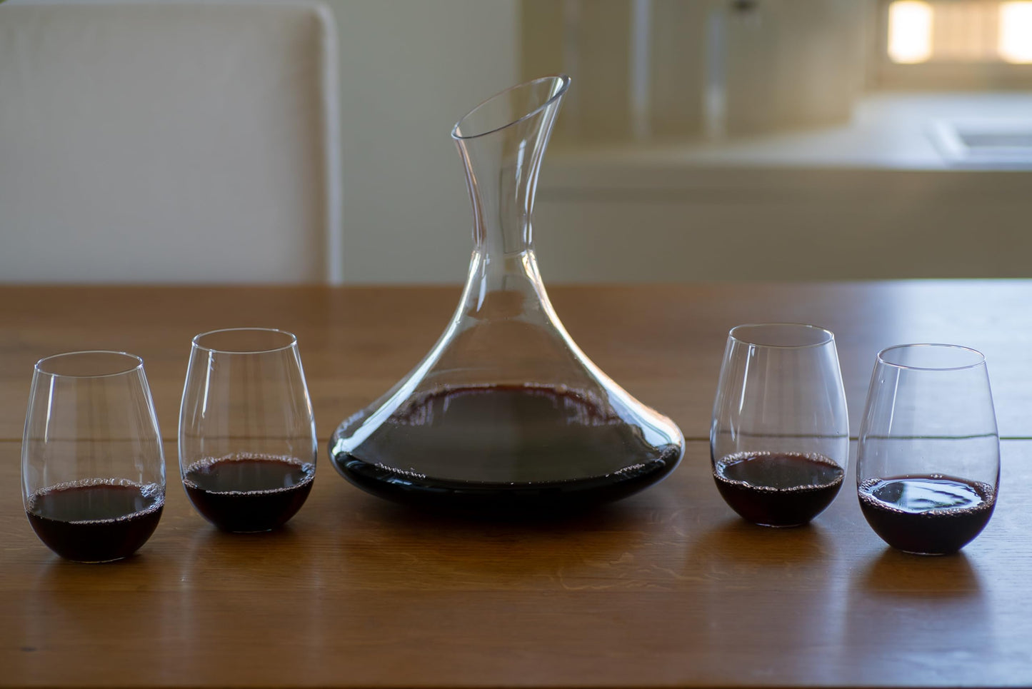 Ravenscroft Crystal | Large European-Made Hand-Blown Ultra Magnum Decanter | 88 FL Oz. |100% Lead-Free Crystalline | Gift-Boxed