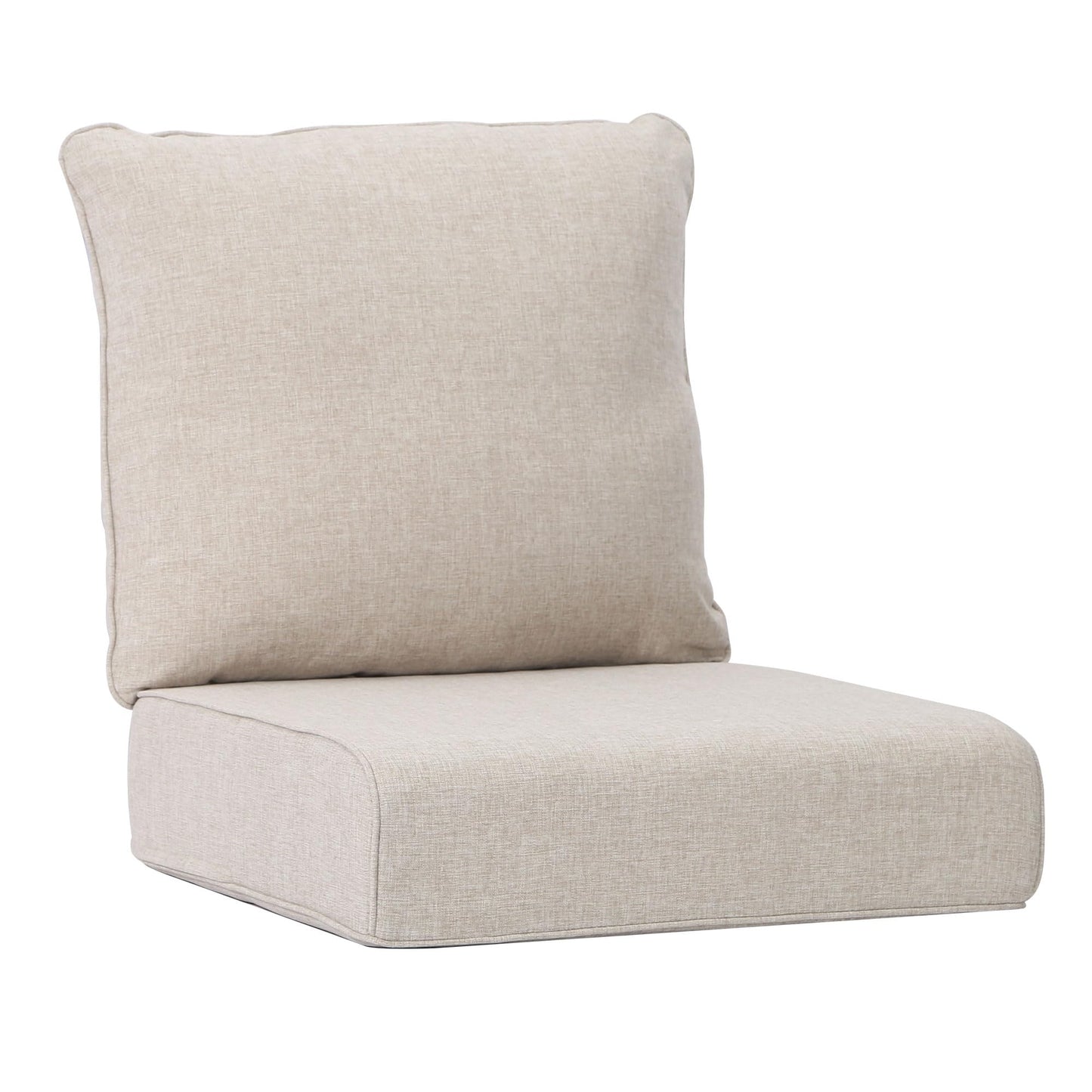 Joyside Outdoor Chair Cushions Set, 22x25/22x24 Inch Patio Furniture Deep Seat Cushions, Water Resistant & Thick Cushion, Outdoor Replacement Cushions for Seat and Sofa