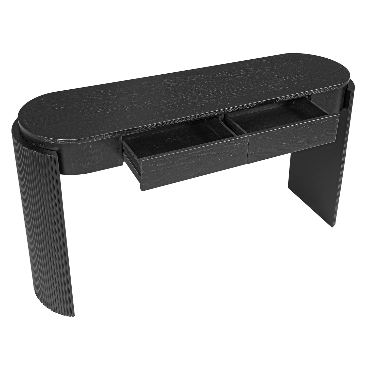 LKTART Solid Wood Console Table Sofa Tables with Drawers and Shelves Small Entryway Table for Living Room,Behind the Couch Table,Foyer(42" Espresso)