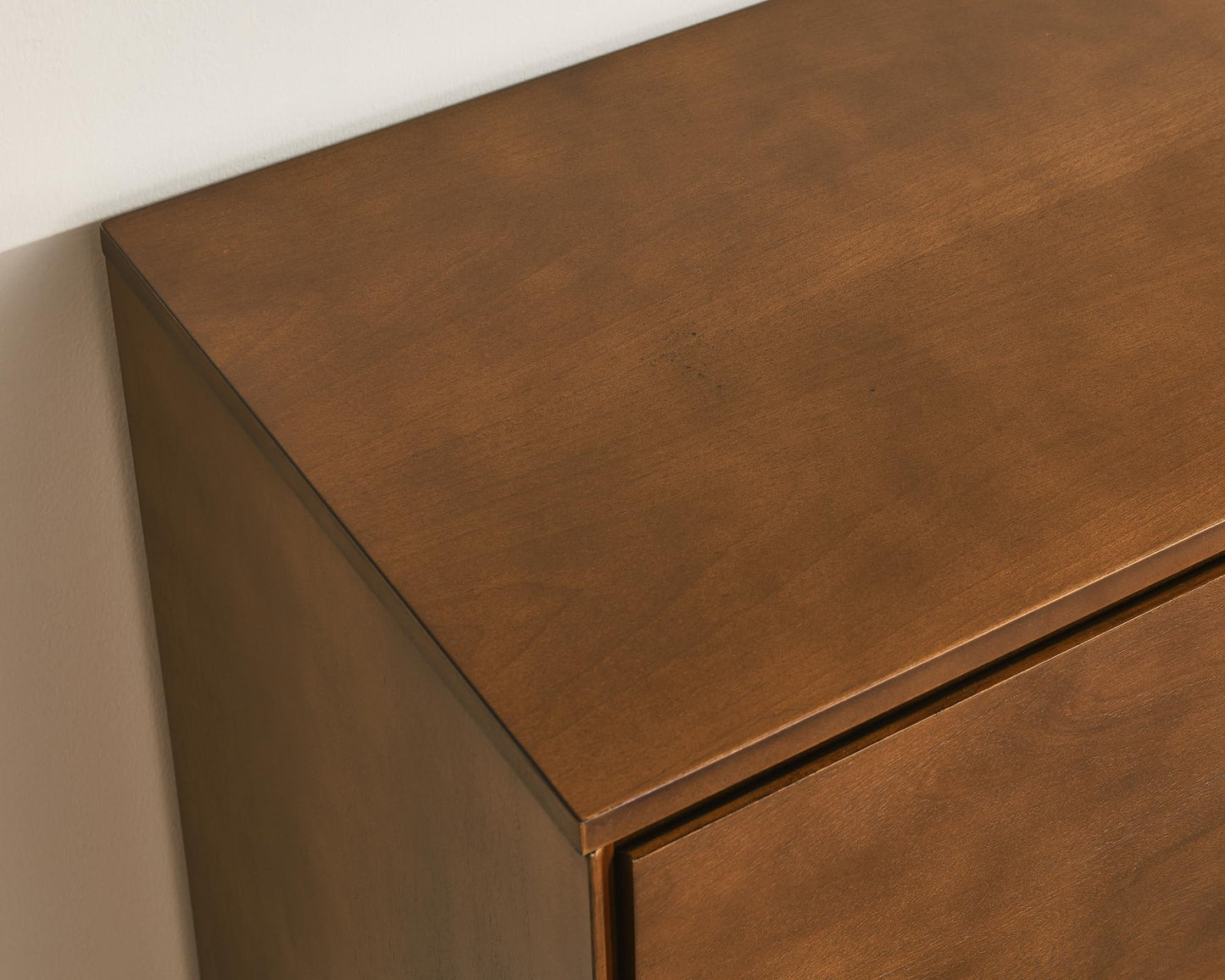 LKTART 60" Mid Century Modern Sideboard Buffet with Hollow Carved Doors and Outlet Holes,Vintage Accent Cabinet Credenzas Storage Cabinet Walnut