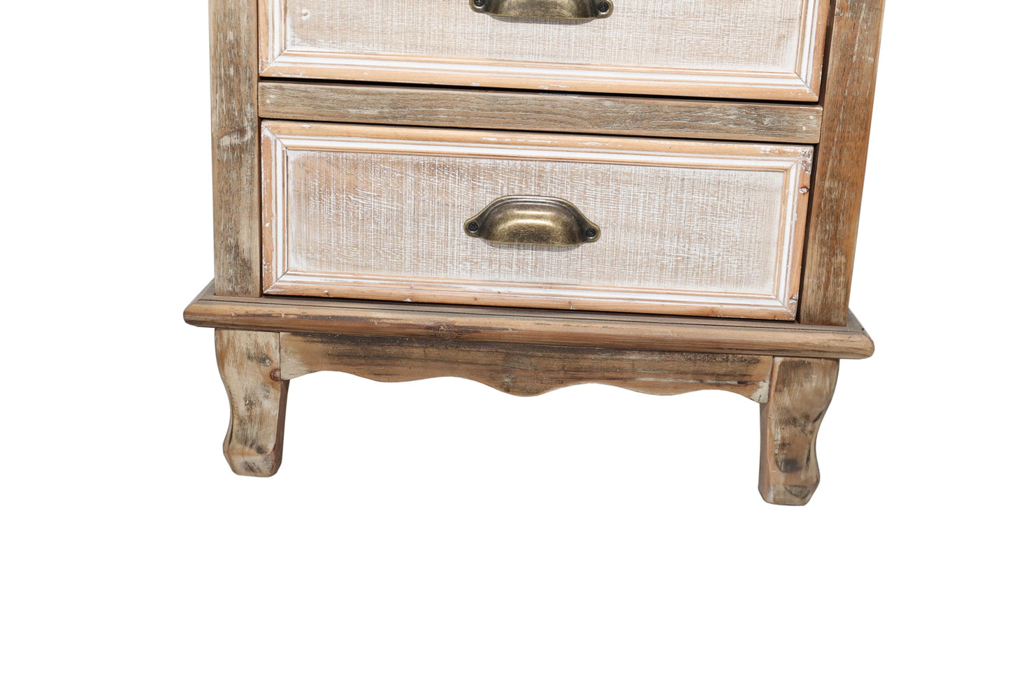 LKTART KTART 55'' Tall Kitchen Pantry Cupboard Storage Cabinet with Shelves & Drawer,French Country Accent Cabinet with Embossed Floral Metal Doors and Solid Wood Frame,Natural Wood