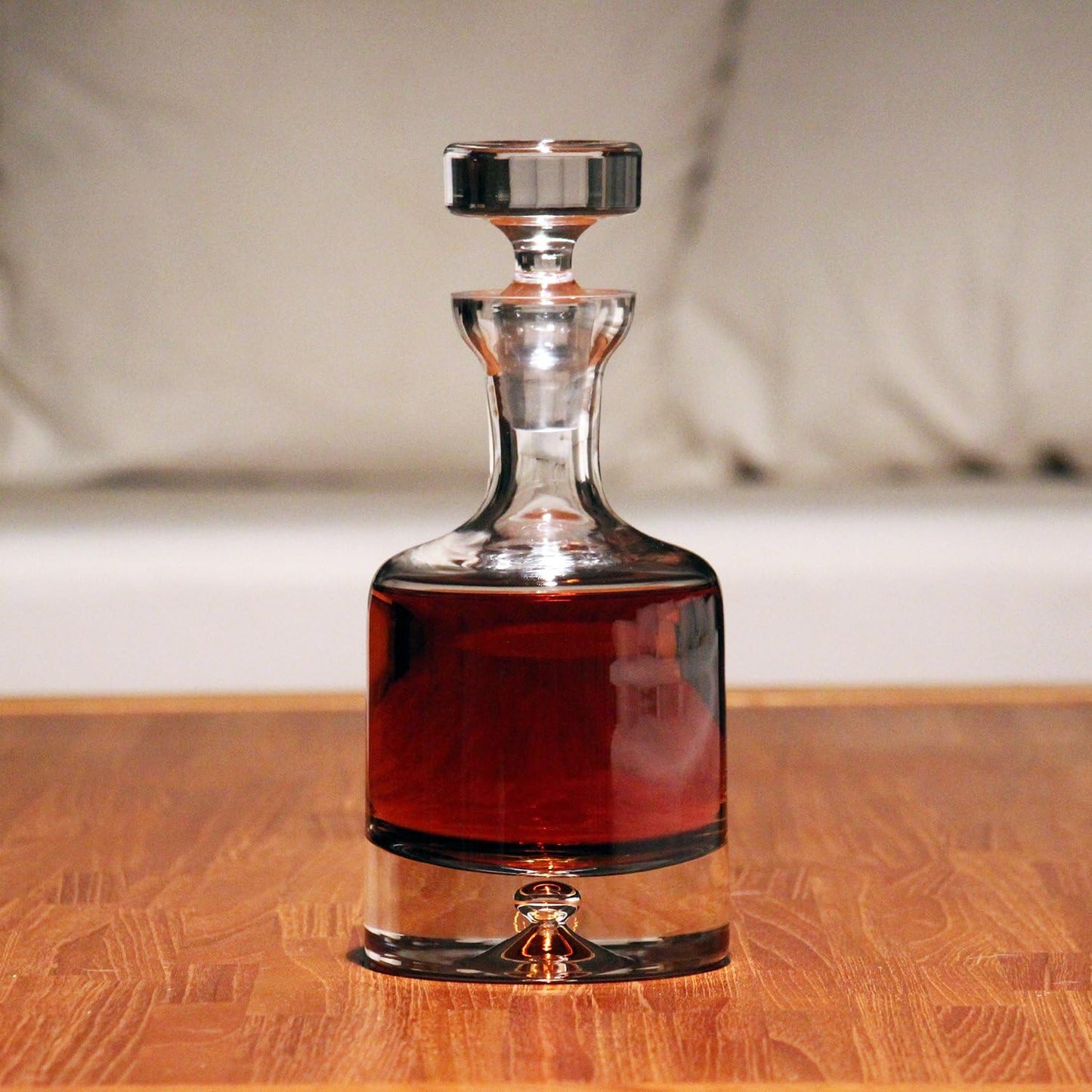 Whiskey Decanter Set, Made in Europe, 100% Lead-Free Crystal, Gift-Boxed, 1 Decanter & 4 Double Old Fashioned Glasses (Taylor Decanter Set)