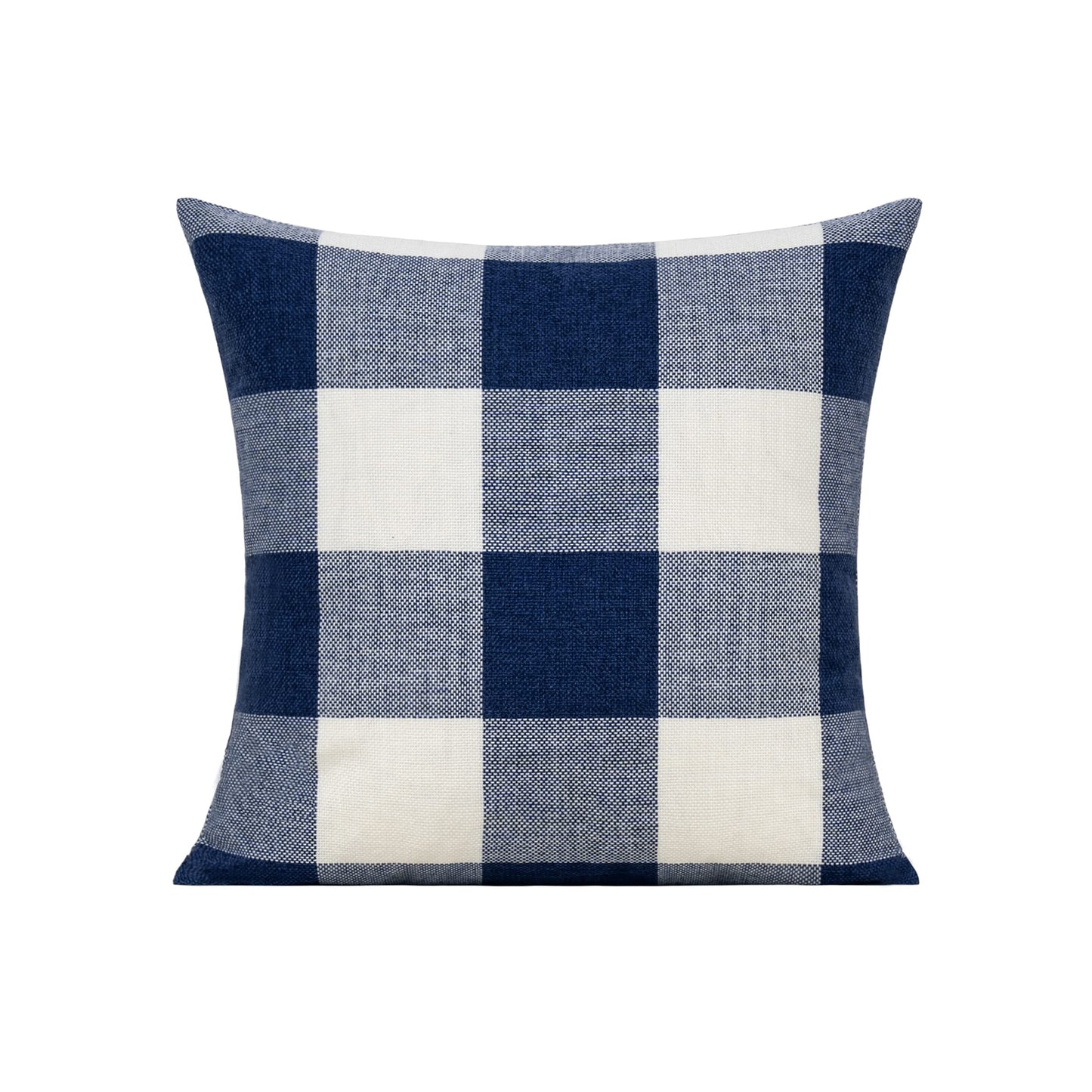 VAKADO Outdoor Farmhouse Buffalo Plaids Throw Pillow Covers 18x18 Set of 2 Black White Decorative Classroom Front Porch Classic Decor Retro Boho Cushion Cases Fall Home Rustic Check for Couch Patio